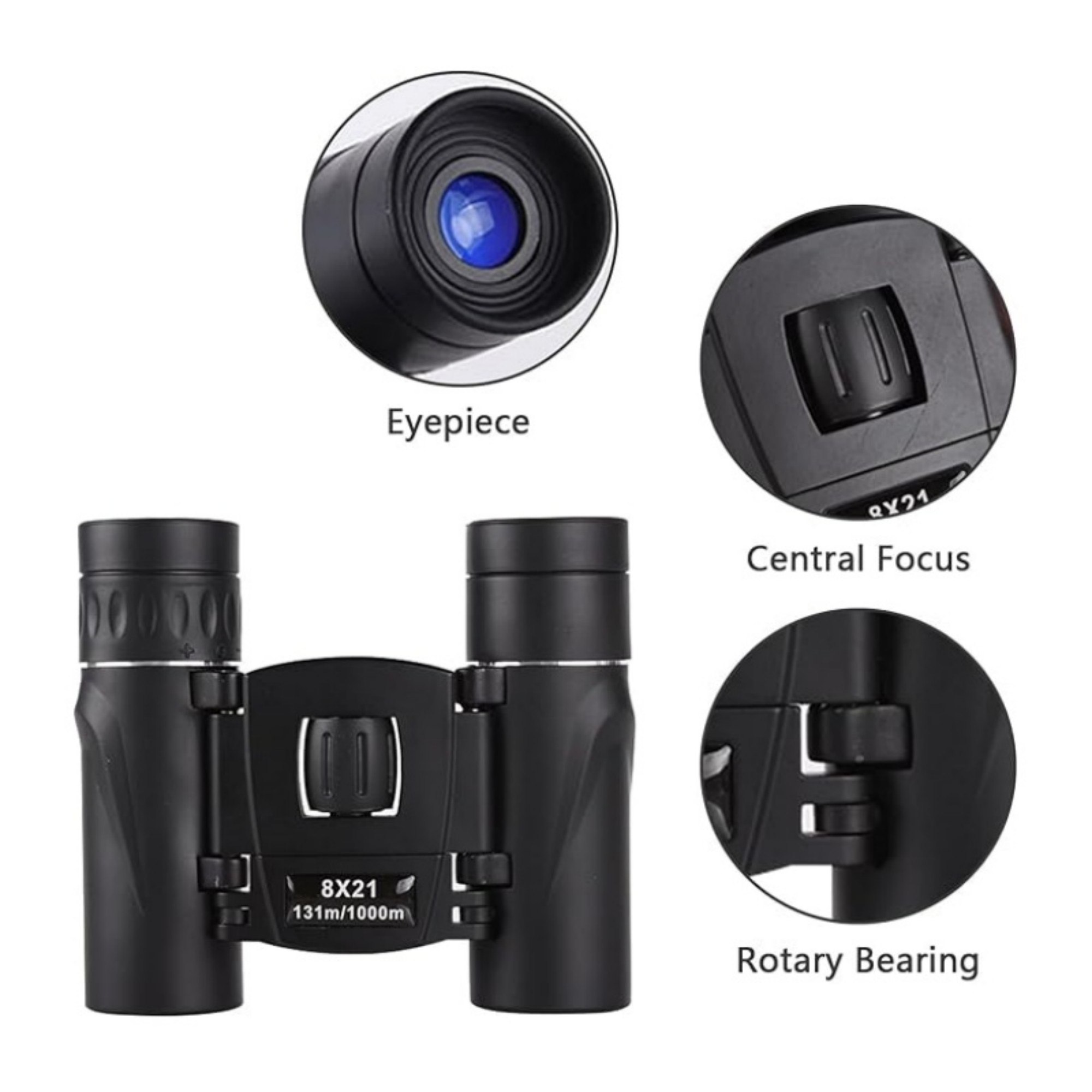 8x21 Small Pocket Binoculars Compact 1