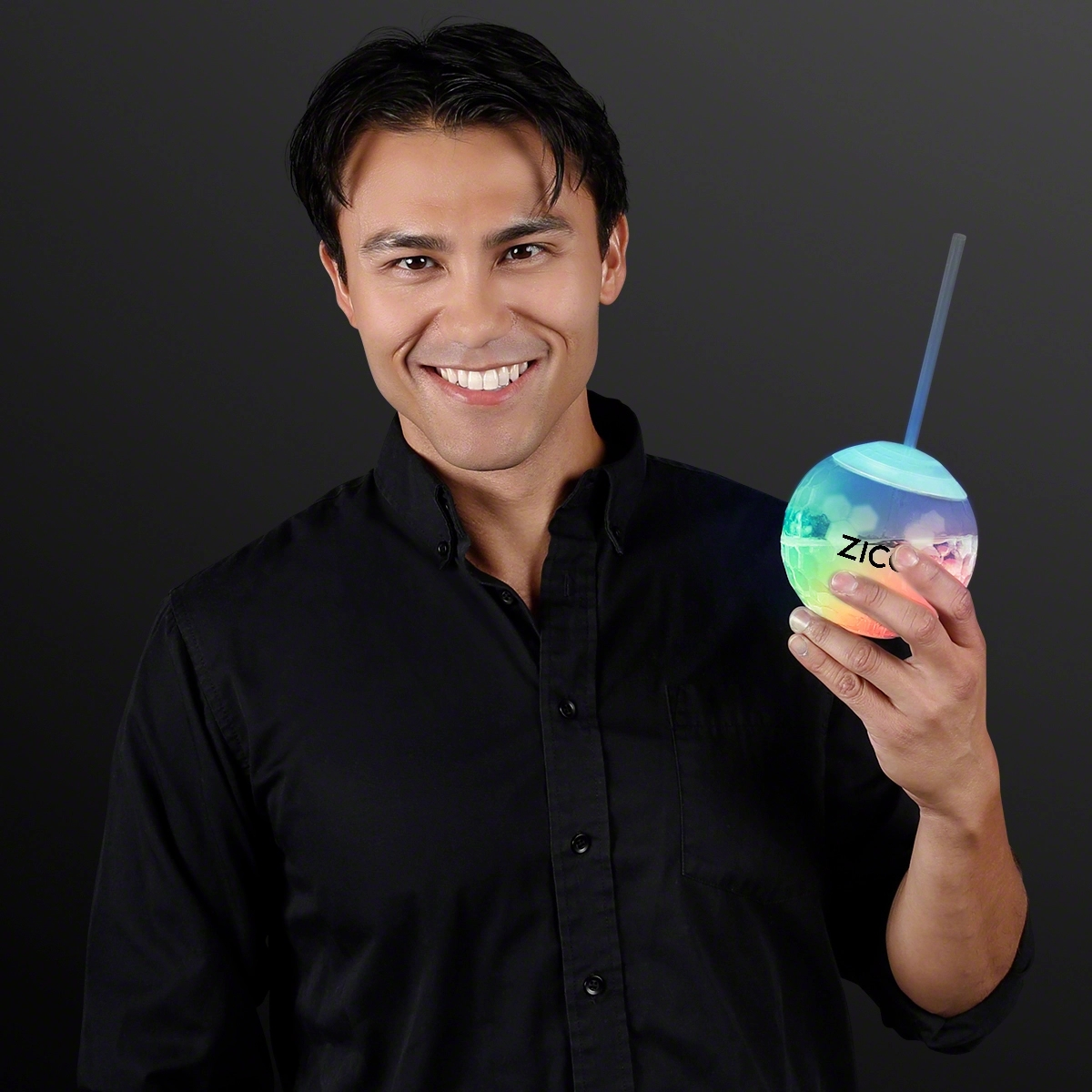 LED Disco Ball Tumbler Cup, Deluxe Light Base 3