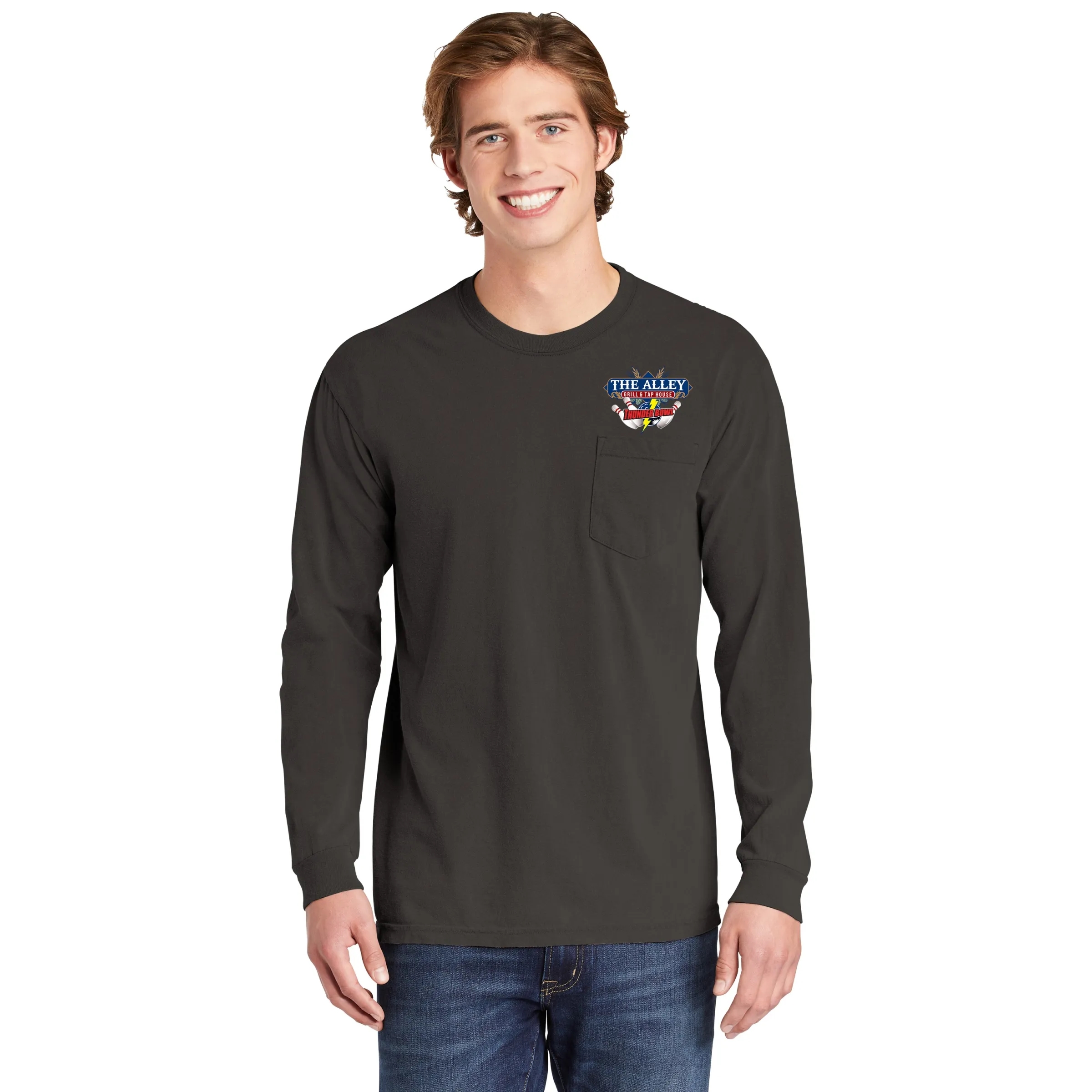 COMFORT COLORS ADULT 6.1 OZ LONG-SLEEVE POCKET T-SHIRT 41