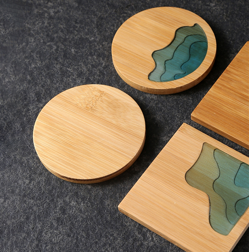 Bamboo Tea Cup Coaster 6