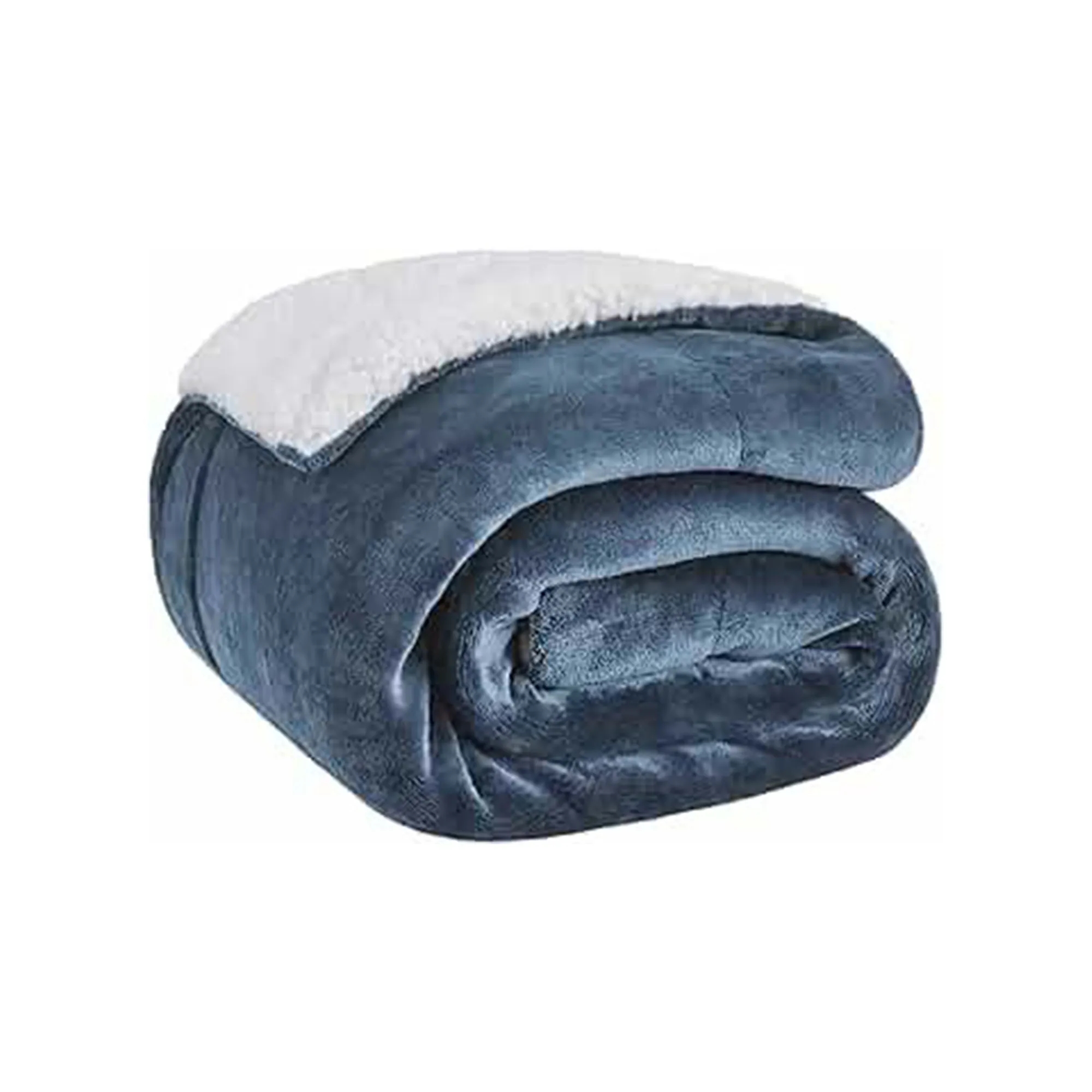 Soft Sherpa Fleece Throw Blanket 50"L x 60"W 9