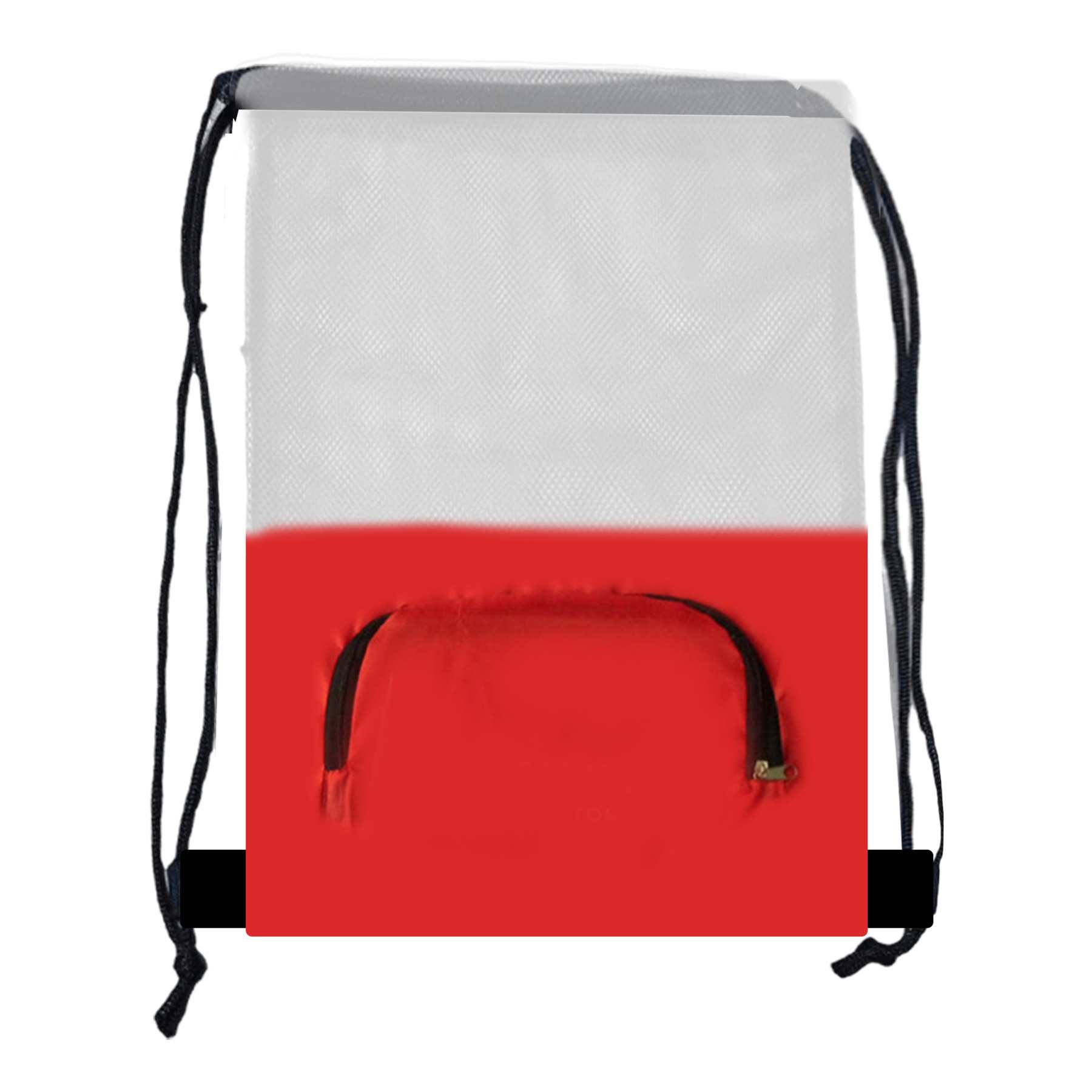 14.57X17.72 Inch Terylene/Mesh Drawstring Backpack 3