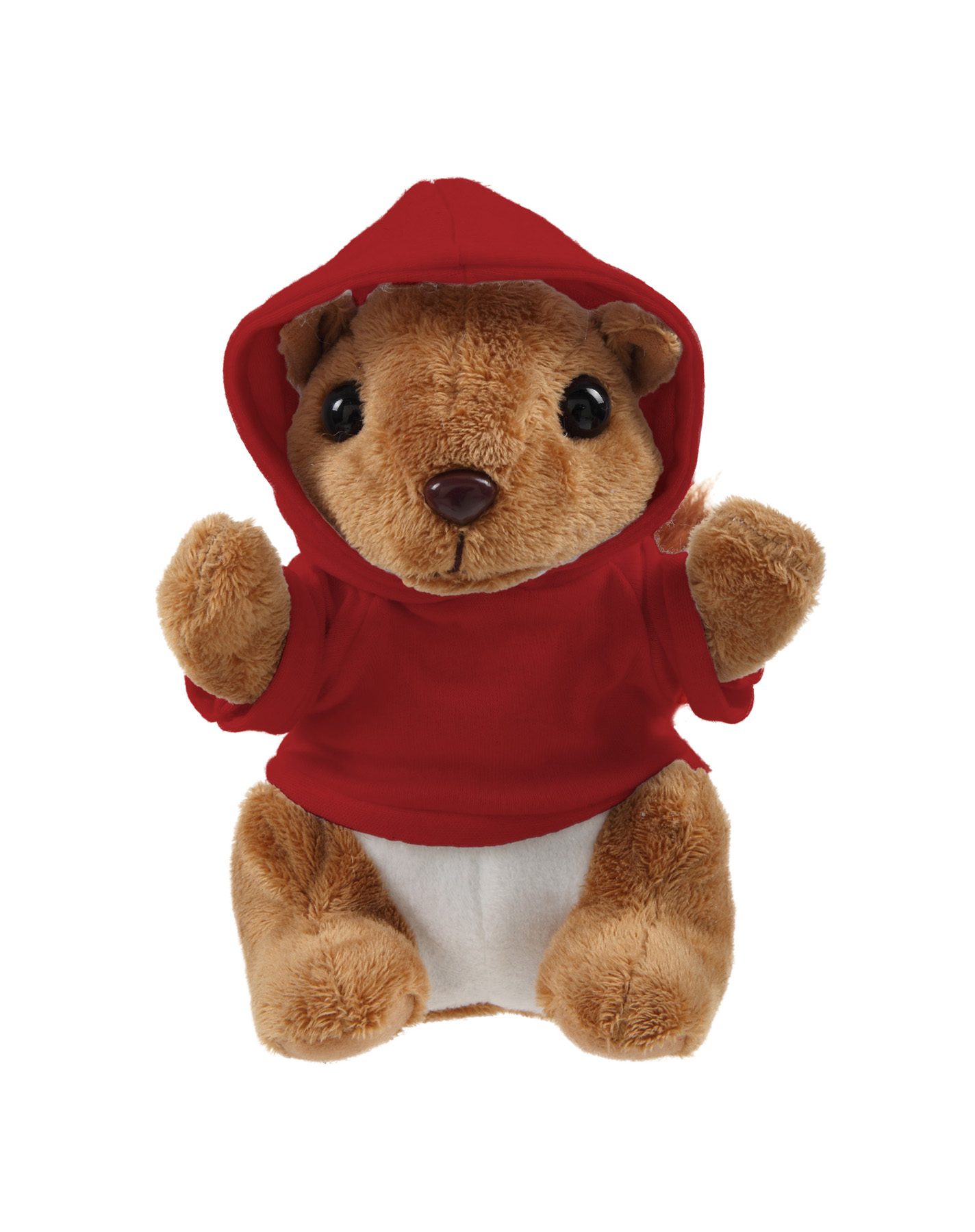 Soft Plush Sitting Squirrel wearing a Hoodie 4