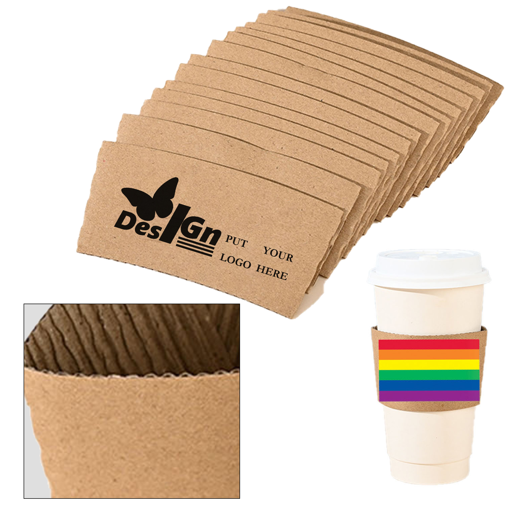 Coffee Kraft Cup Sleeve 2