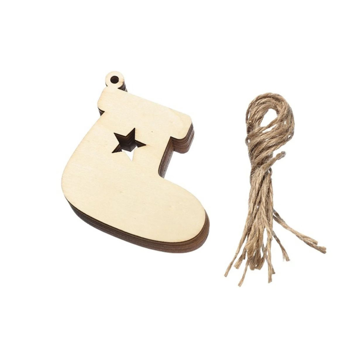 Wooden Festive Hanging Tree Ornament 3
