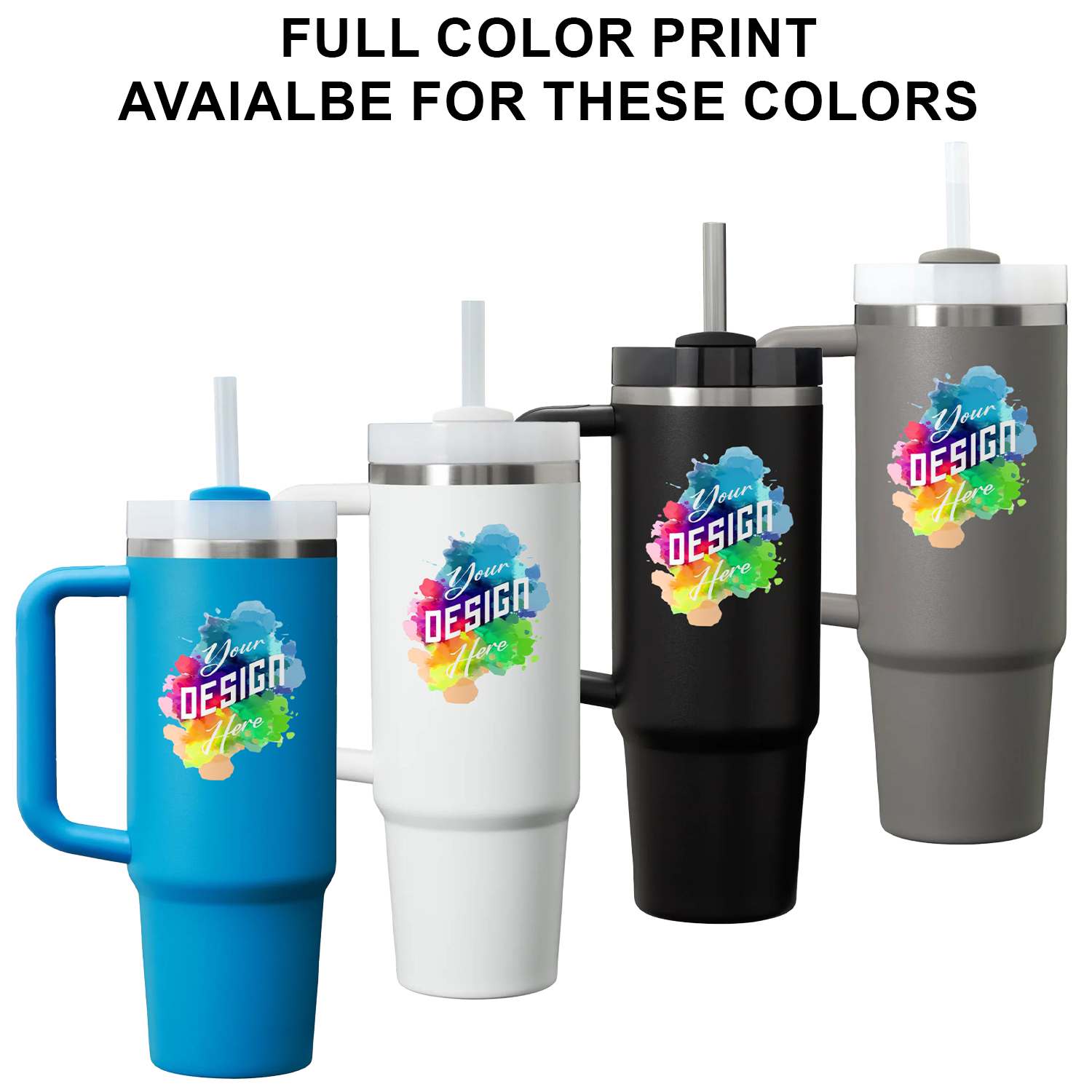 30 oz Stanley® Stainless Steel Insulated Quencher Travel Mug 3