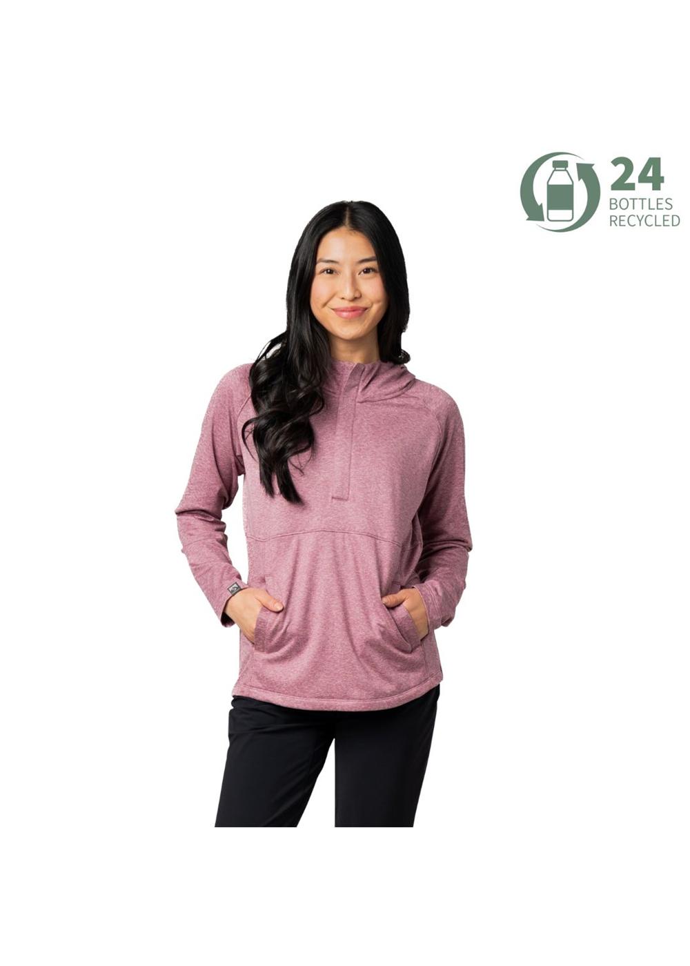 Storm Creek Women's Sidekick Super Soft Midweight Hooded Half Zip 16