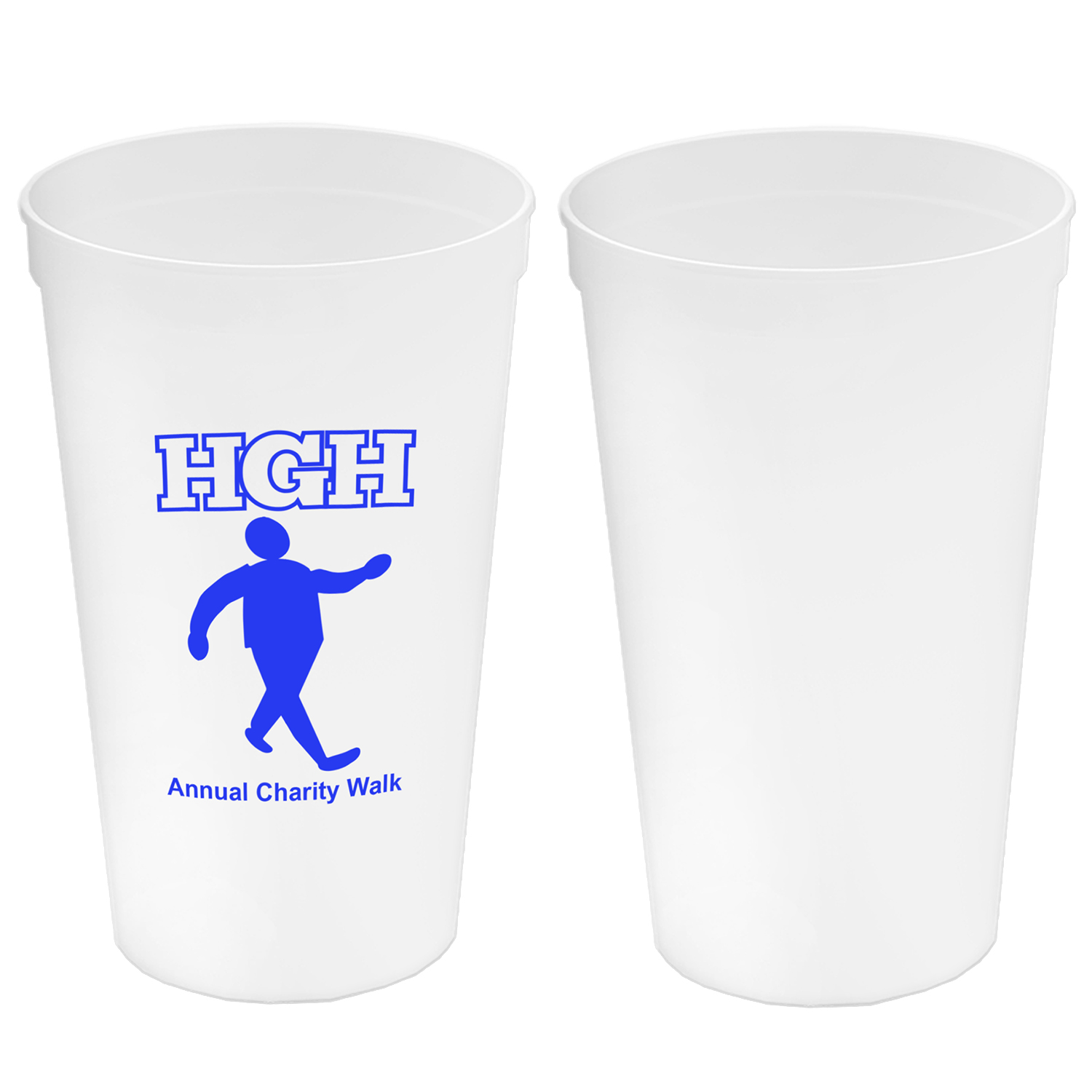 Stackable Polypropylene Stadium Cup, 22 oz. 10