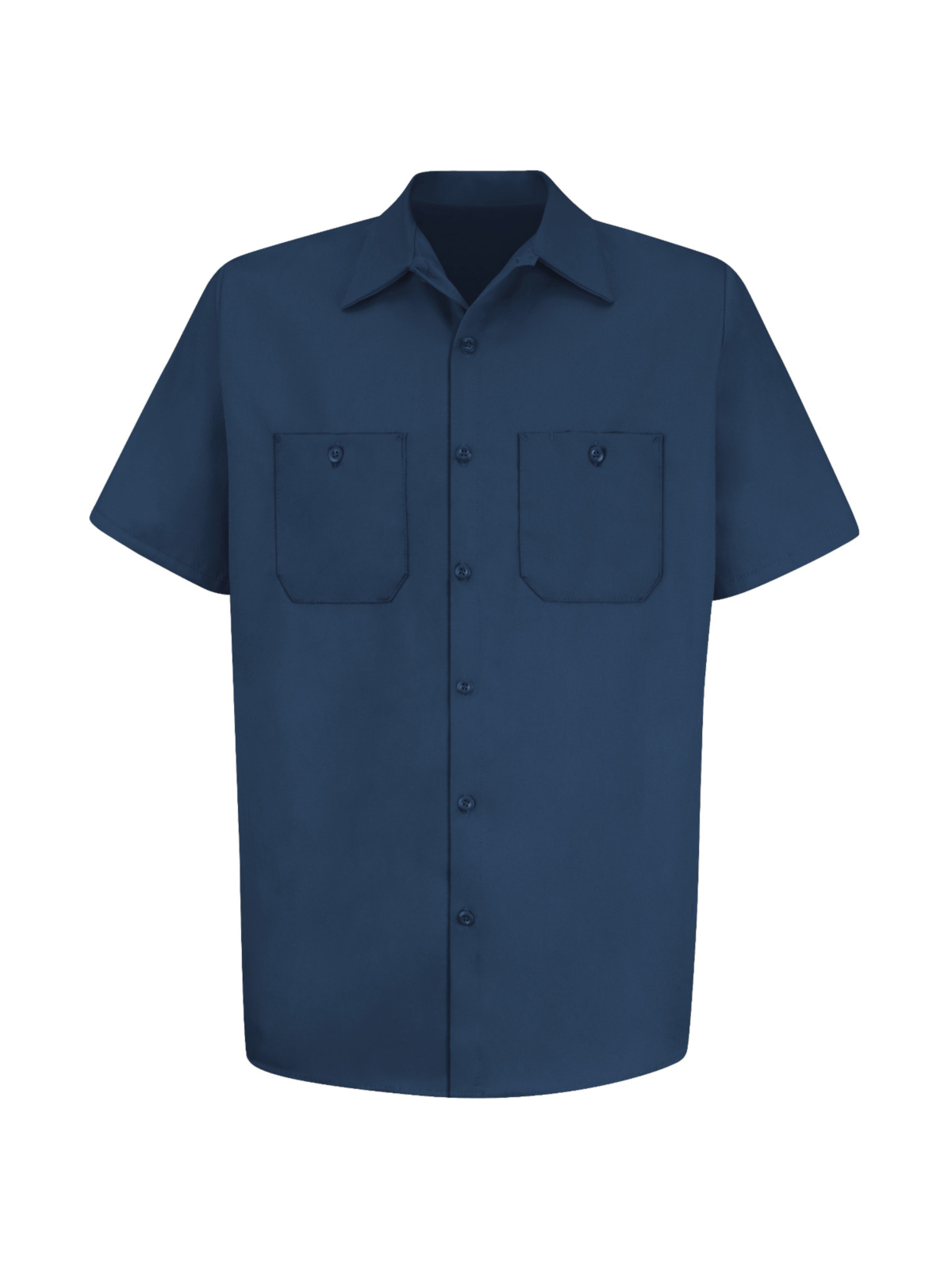 Red Kap Shirts -  Men's Short Sleeve Wrinkle-Resistant Cotton Work Shirt
