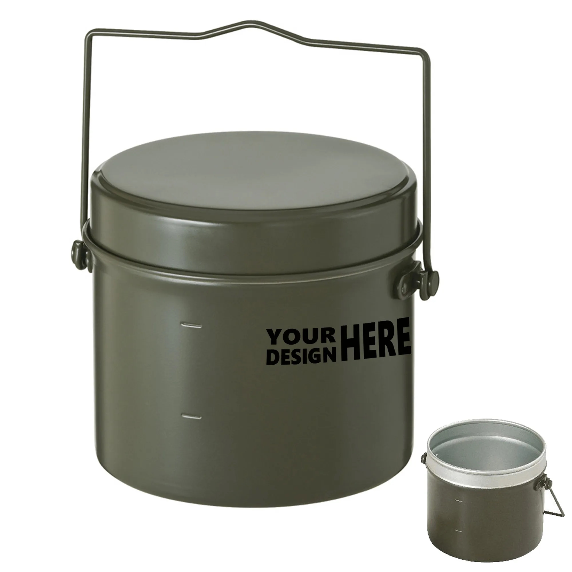 Outdoor Multifunctional Lunch Box Military Style-Round 3