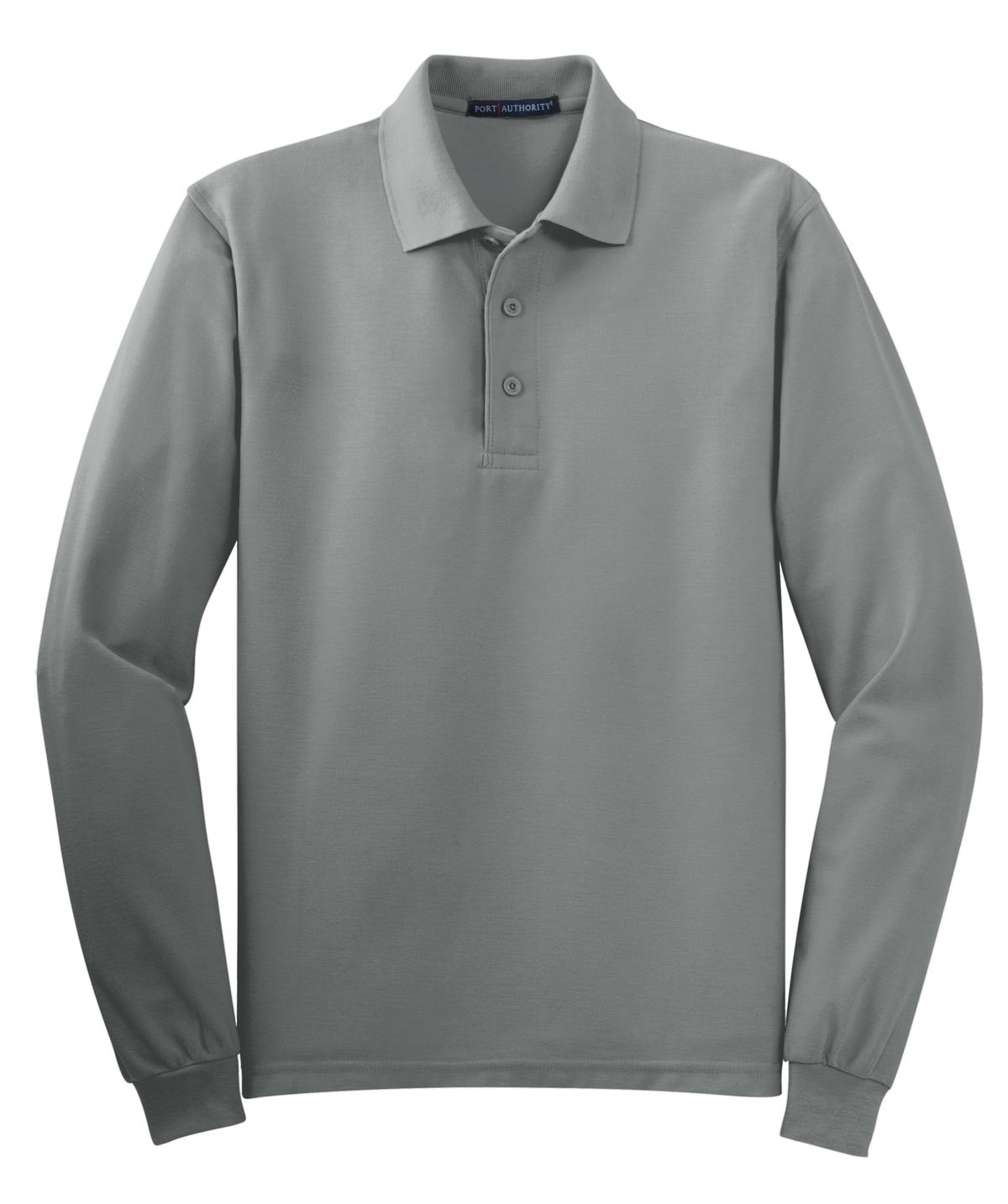 Port Authority Silk Touch Long Sleeve Polo. K500LS 6