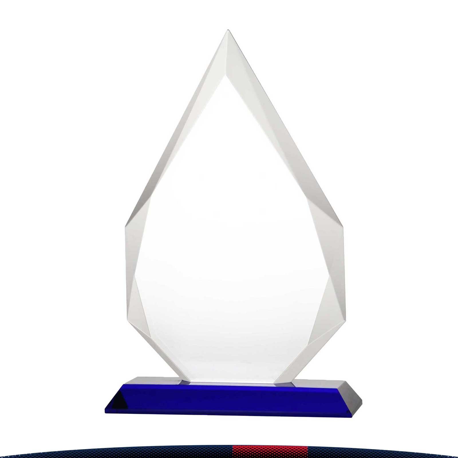 Tiara Pointed Crystal Trophy 2