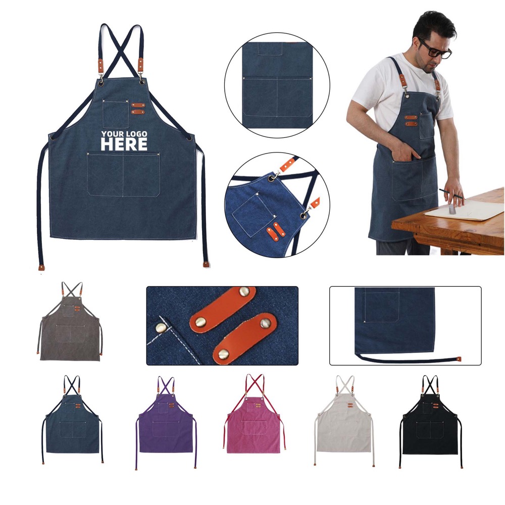 Thickened Canvas Apron 2