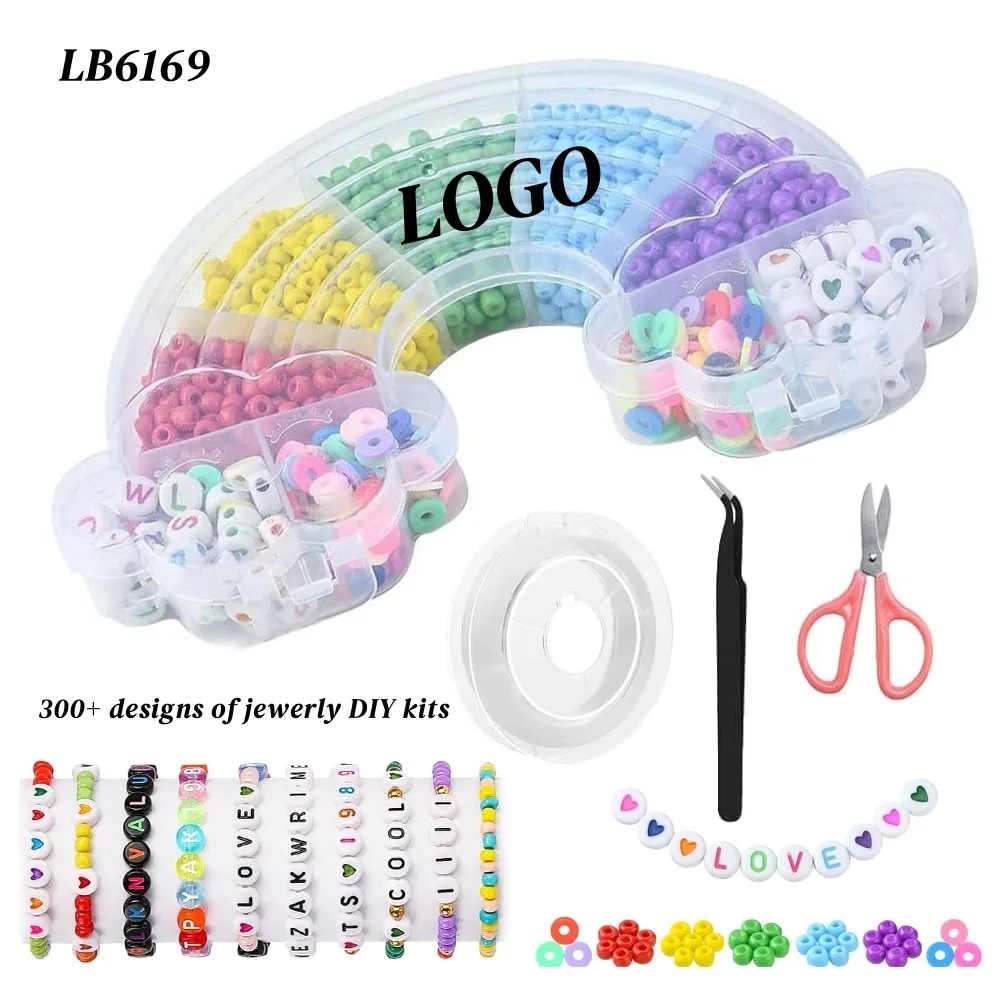 Clay Beads for Friendship Bracelet Kit DIY Art Craft Set 7
