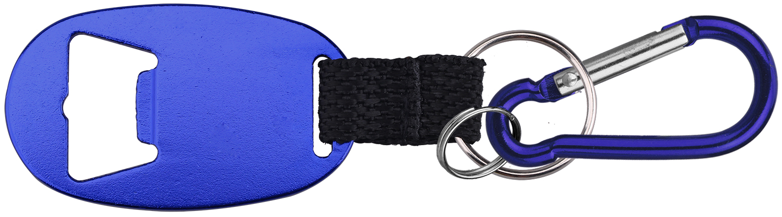 Jumbo Size Oval Shape Bottle Opener with Strap & Carabiner 4