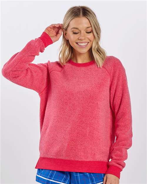 Women's Fleece Out Crewneck Pullover - K01 51