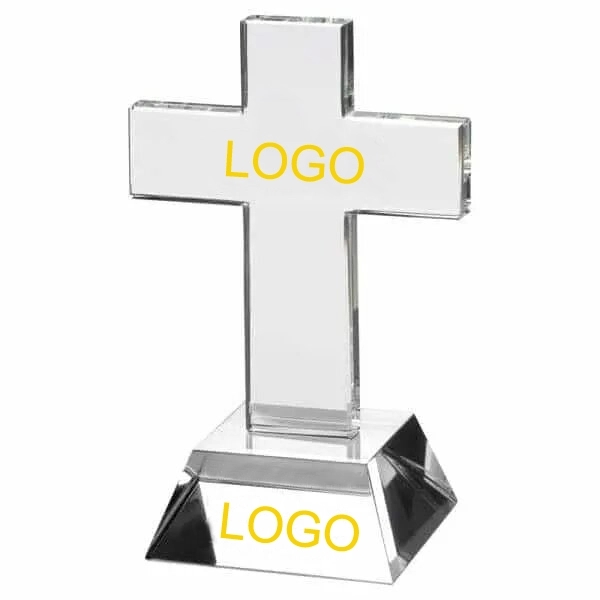 CLEAR GLASS CROSS AWARD 2