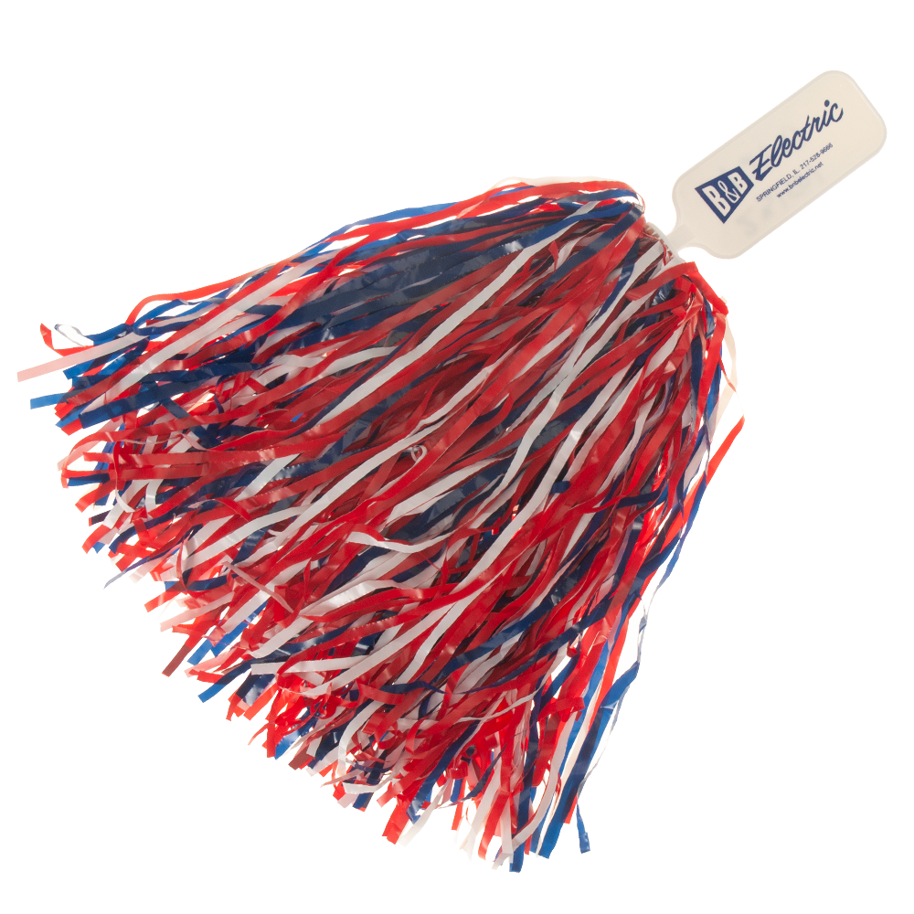 Solid Handle Pom, 500 Streamers 23