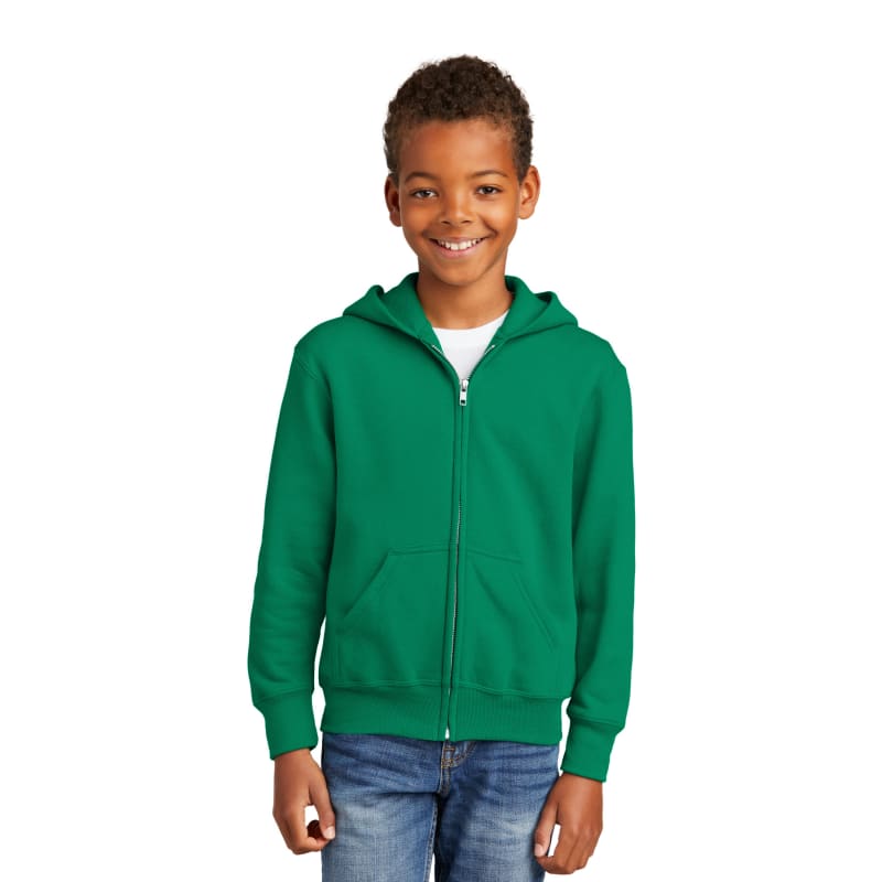 Port & Company - Youth Core Fleece Full-Zip Hooded Sweatshirt. 83