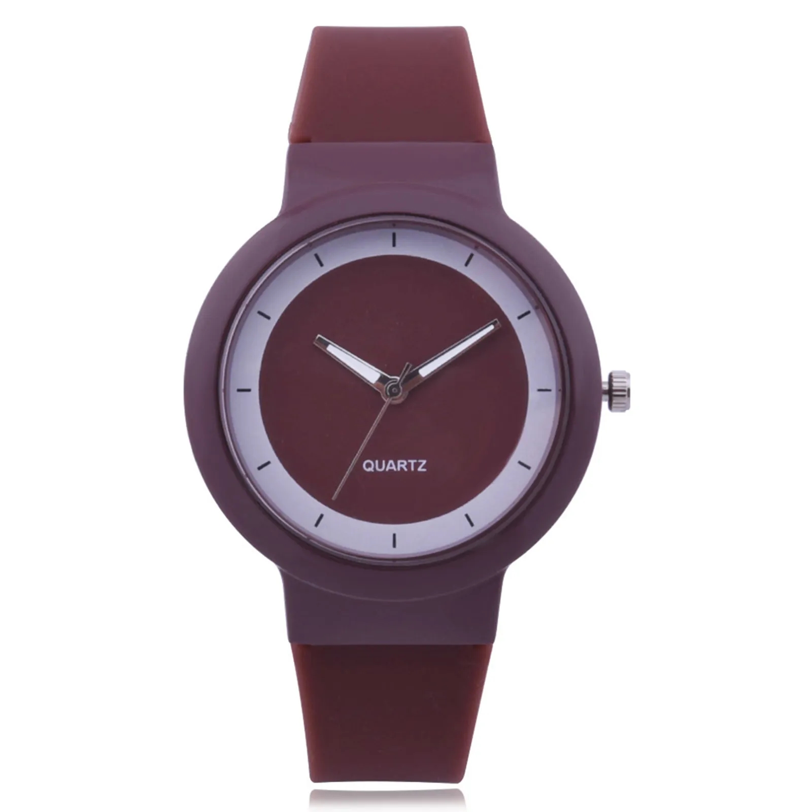 Silicone Jelly Watch Women'S Student Quartz Watch 4