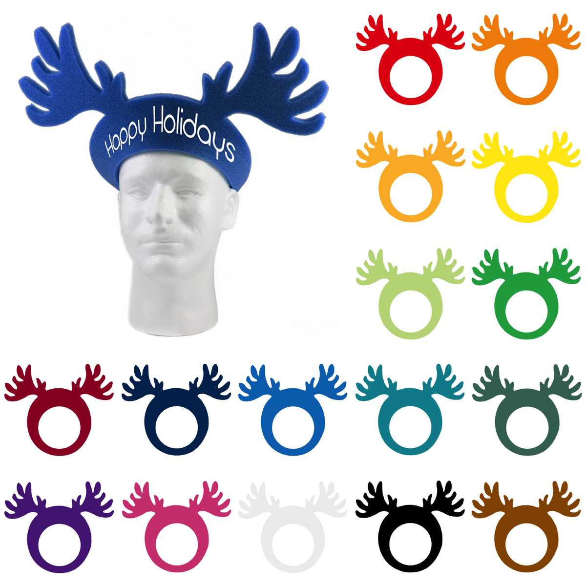 Reindeer Antler Pullover Visor 16