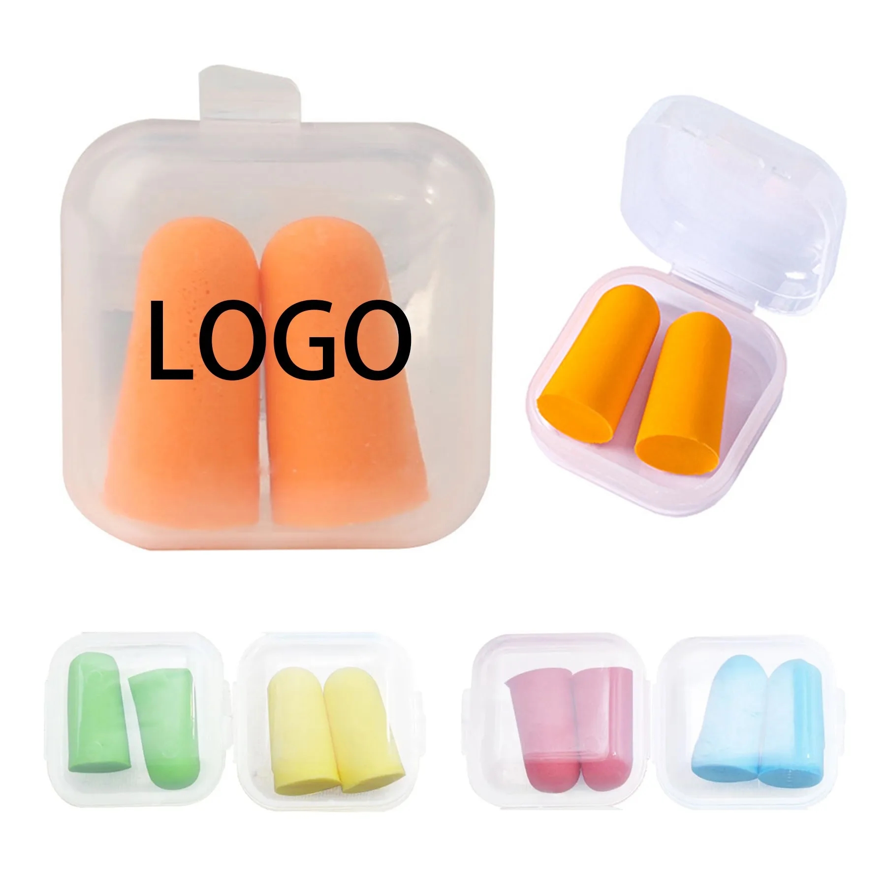 Soft Foam Earplugs in Reusable Case 9