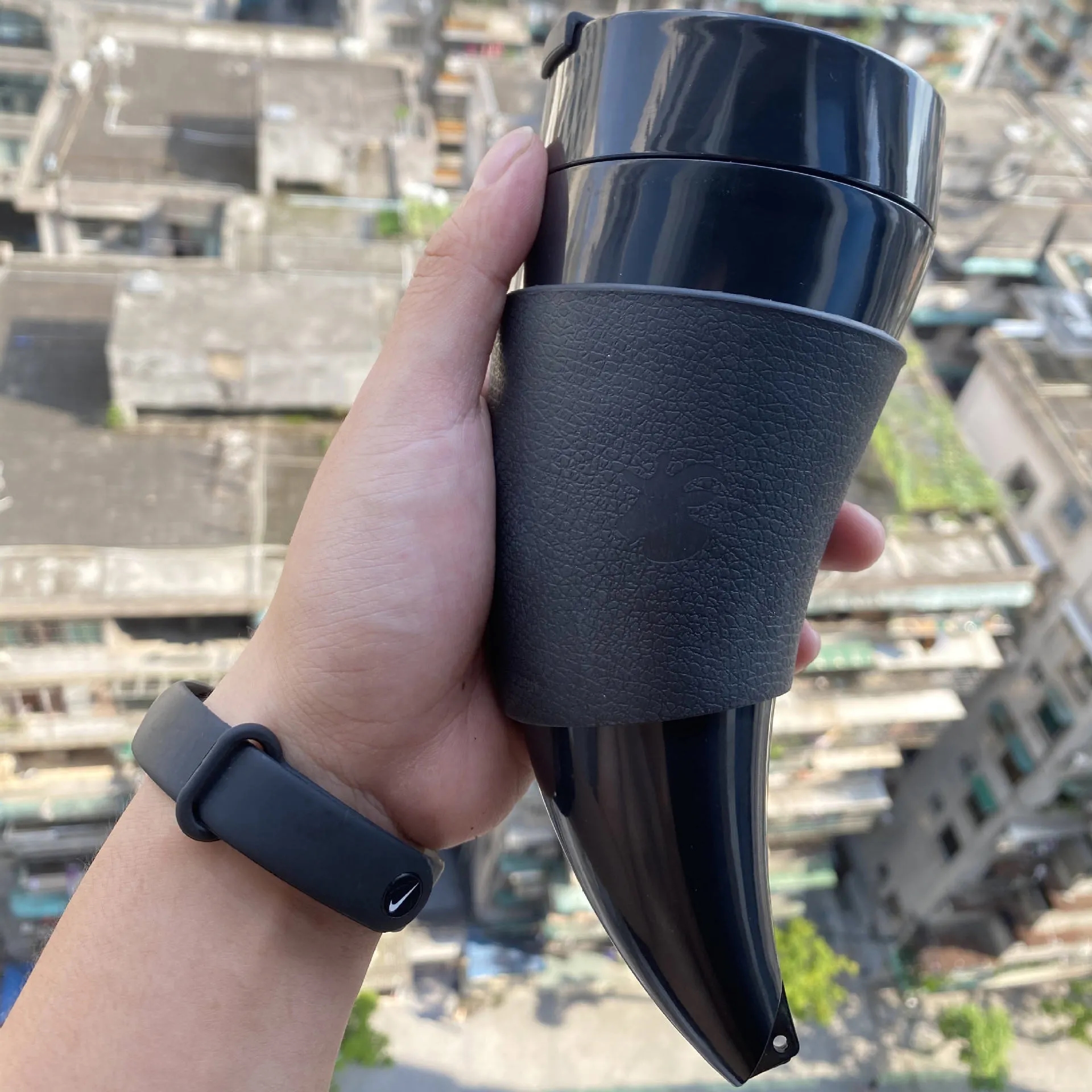 Stainless Steel Horn Cup - Insulated 11oz 4