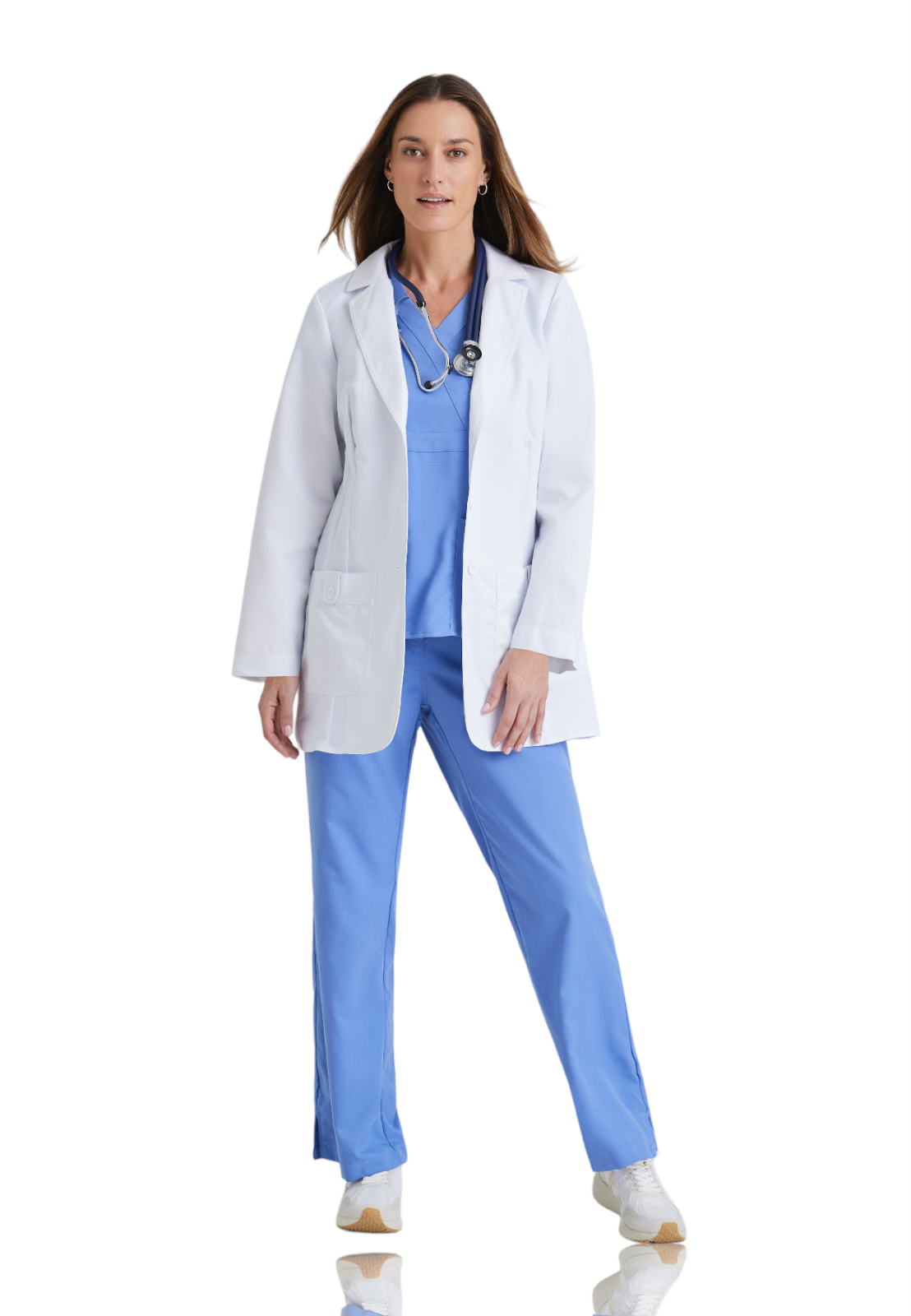 Grey's Anatomy Classic - Women's Two-Pocket 31.5" Mid-Length Hannah Lab Coat 2