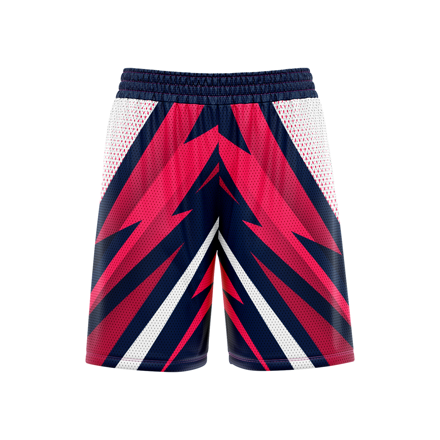 Unisex and Kids' Full Sublimation 140G Mesh Shorts 2