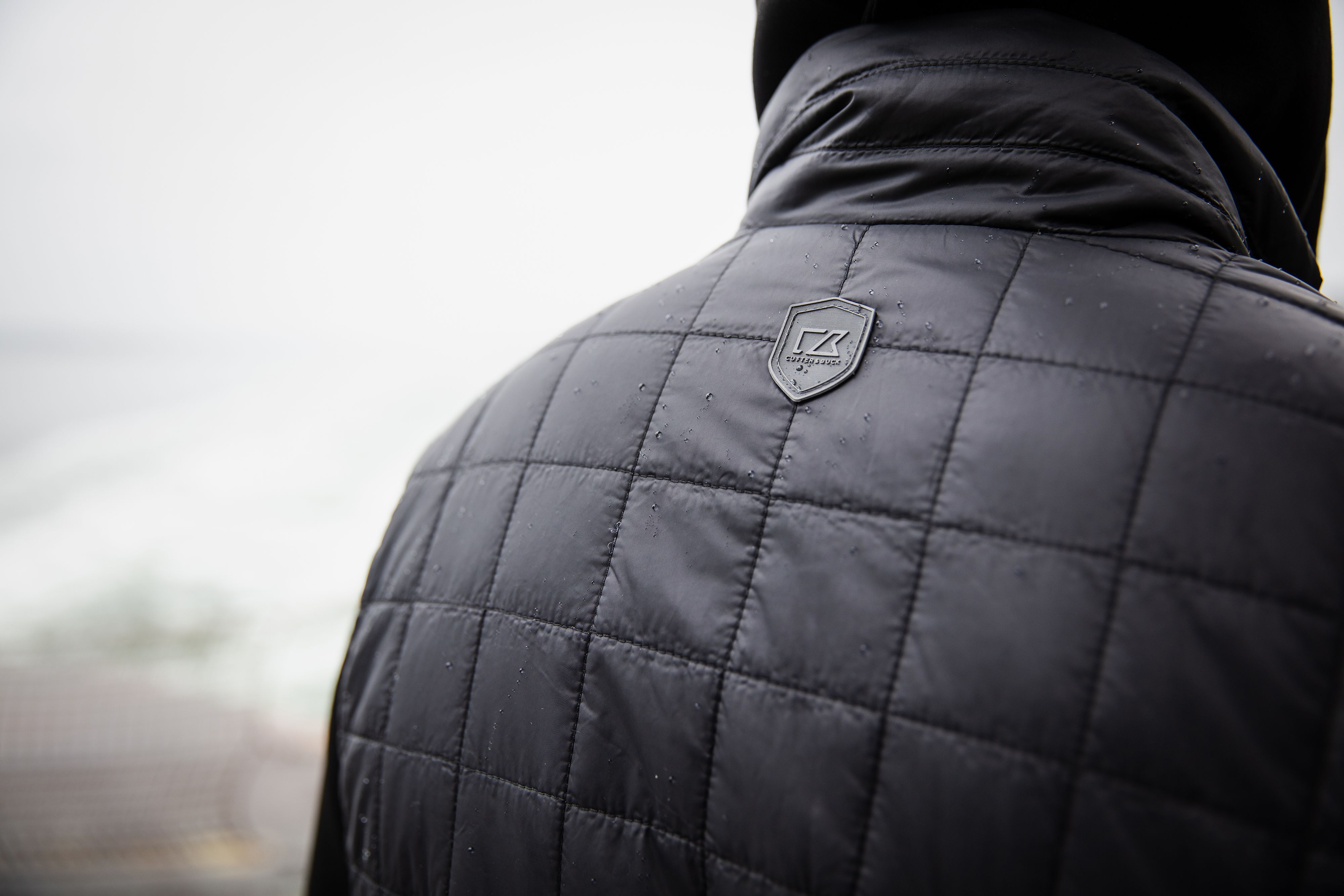 Cutter & Buck Rainier Recycled Insulated Puffer Mens Big & Tall Full Zip Vest Big & Tall 66
