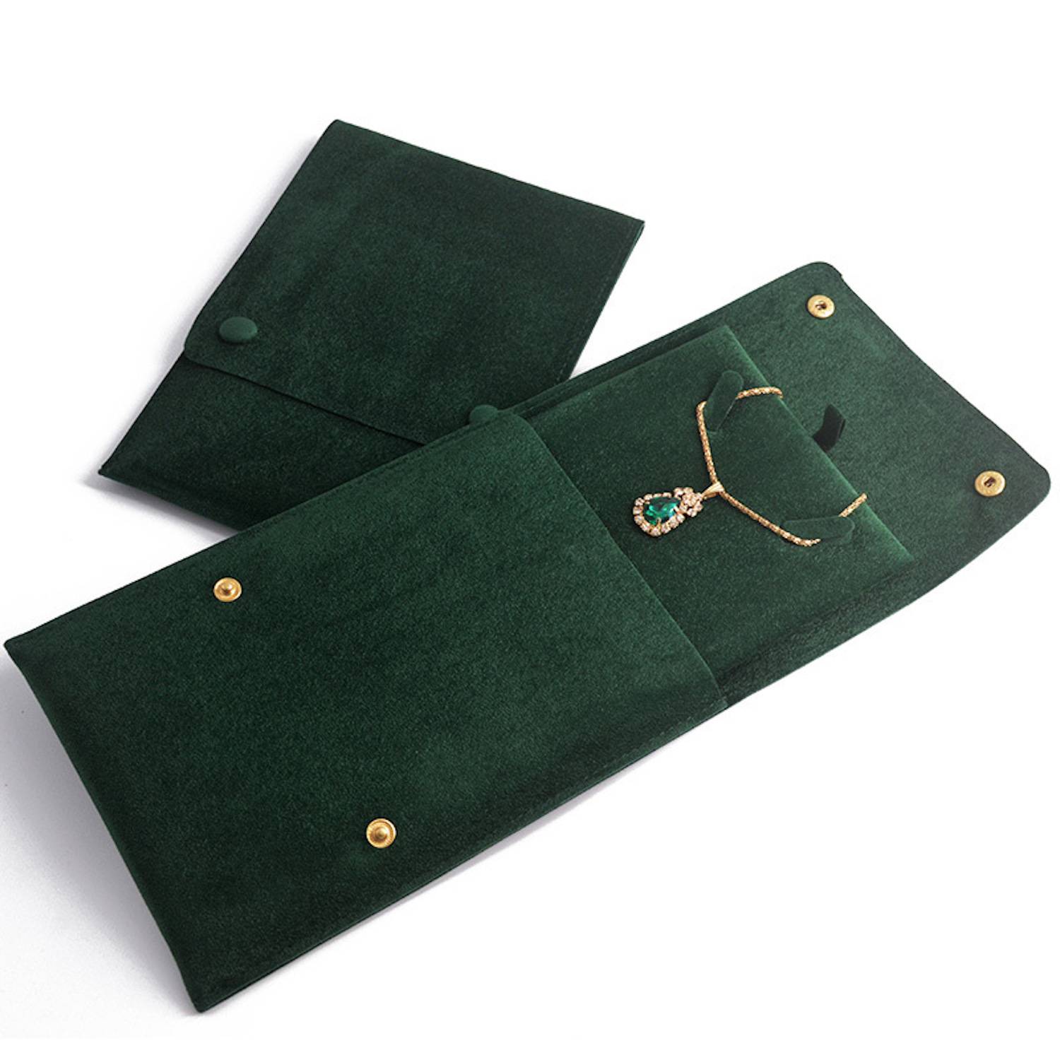 Velvet Jewelry Necklace Storage Pouches 9