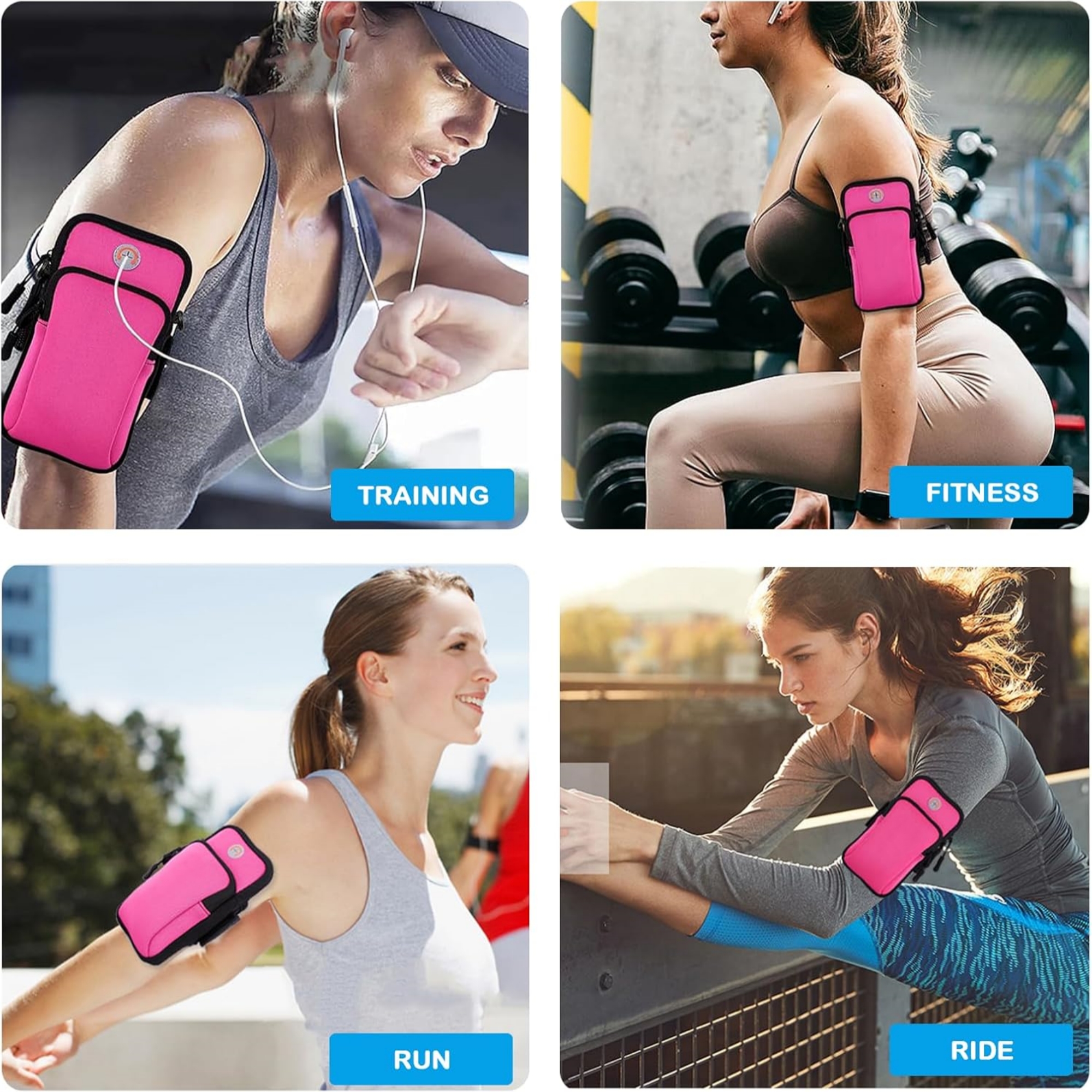 Running Armband Phone Holder, custom sports ball with logo imprint 4