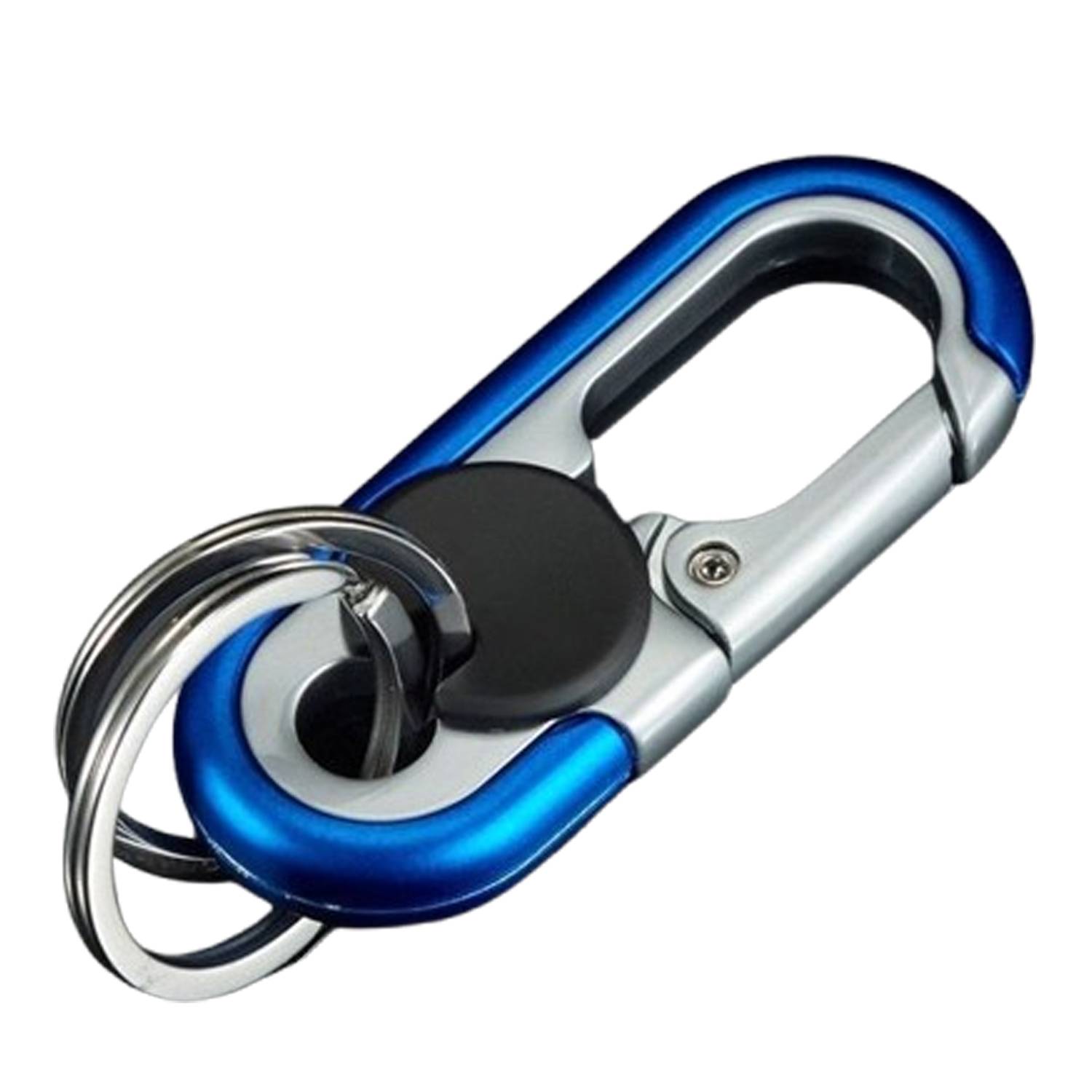 Stylish Dual Loop Anti-Loss Keychain for Business Men 5