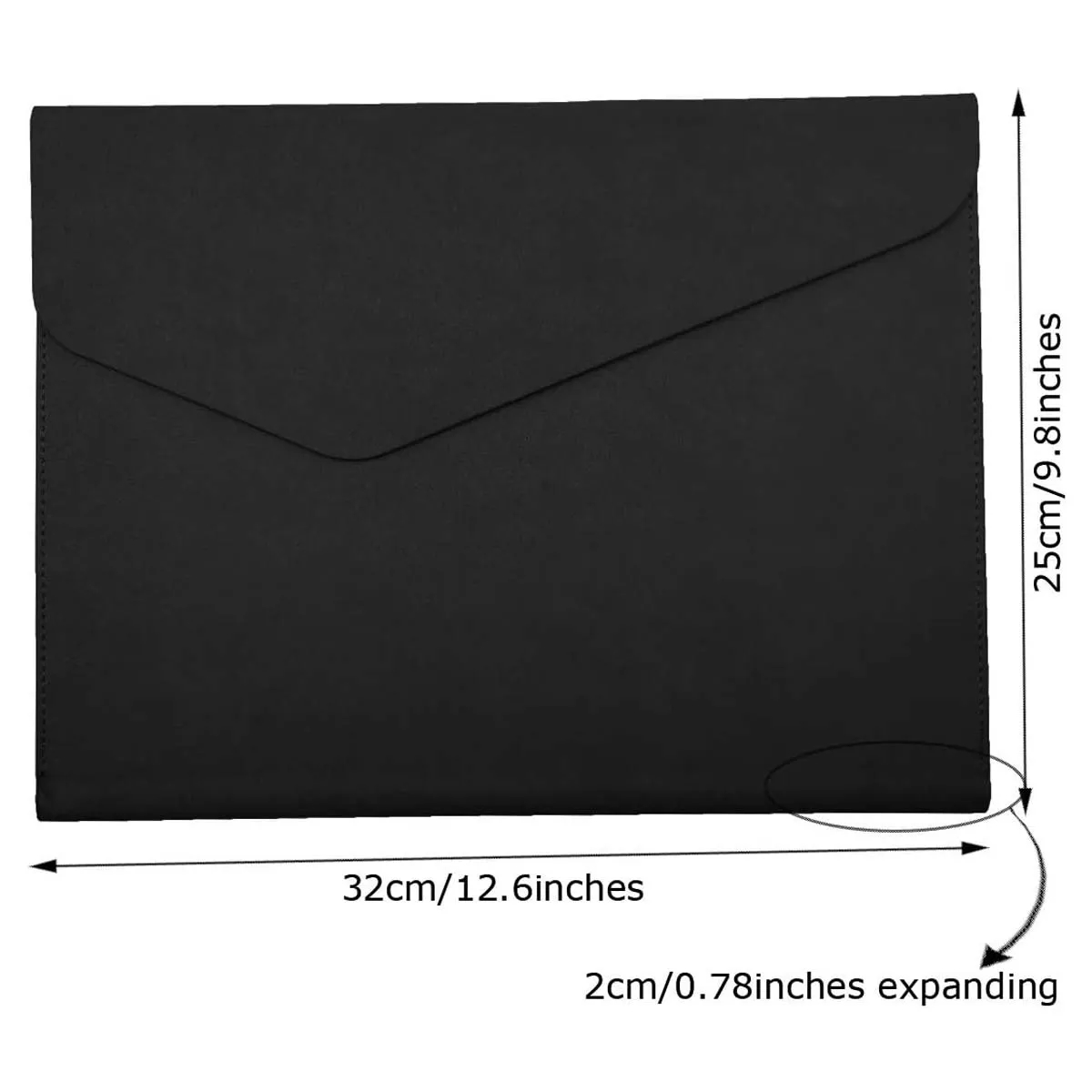 PU Leather A4 File Document Folder Portfolio with lanyard 6