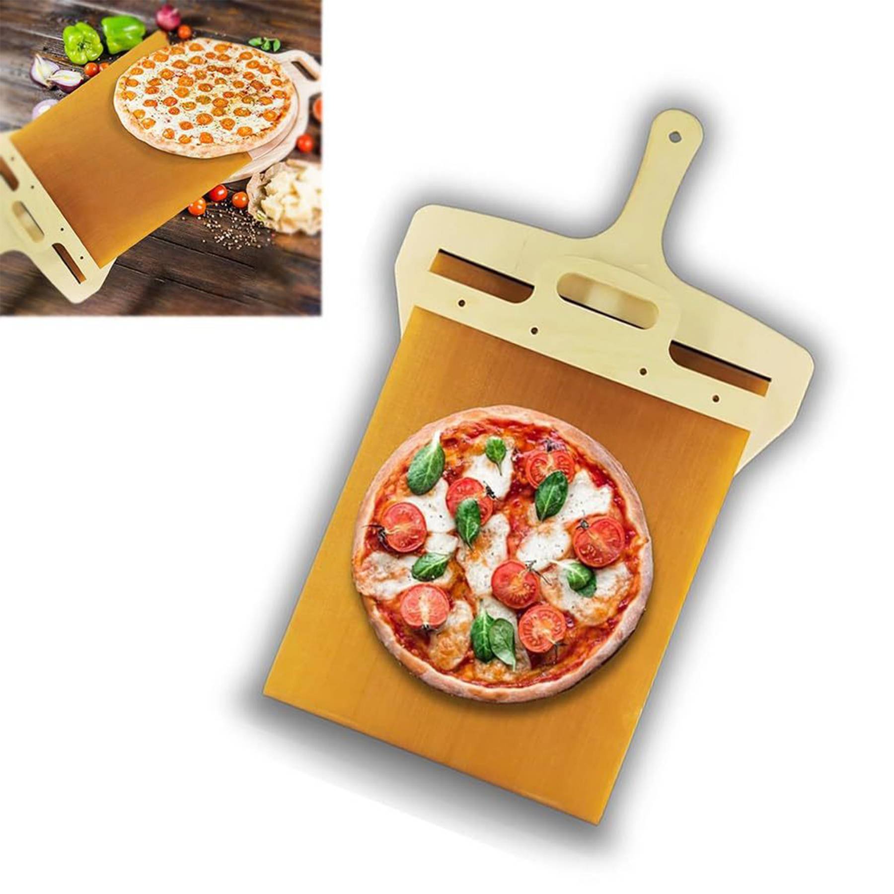 Sliding Pizza Peel Tray 5