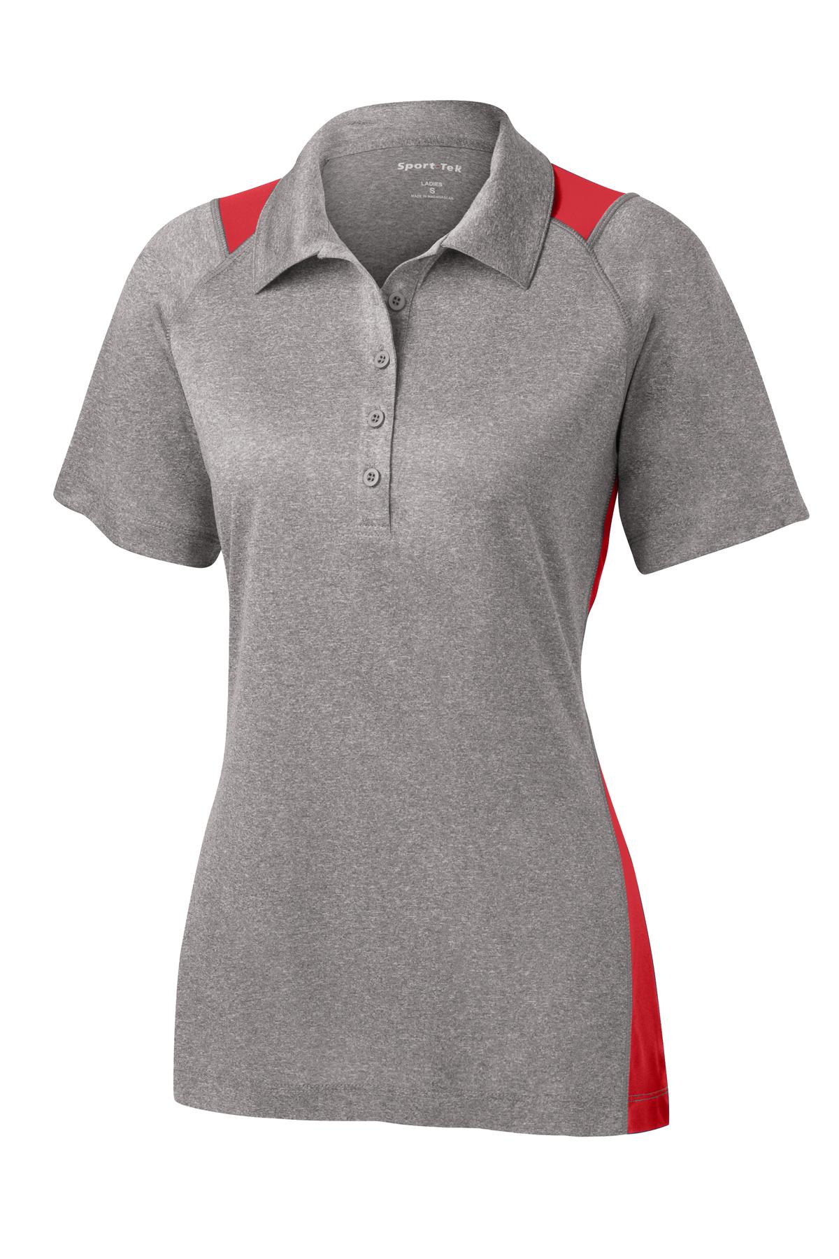 Sport-Tek® Women's Heather Colorblock Contender Polo 53