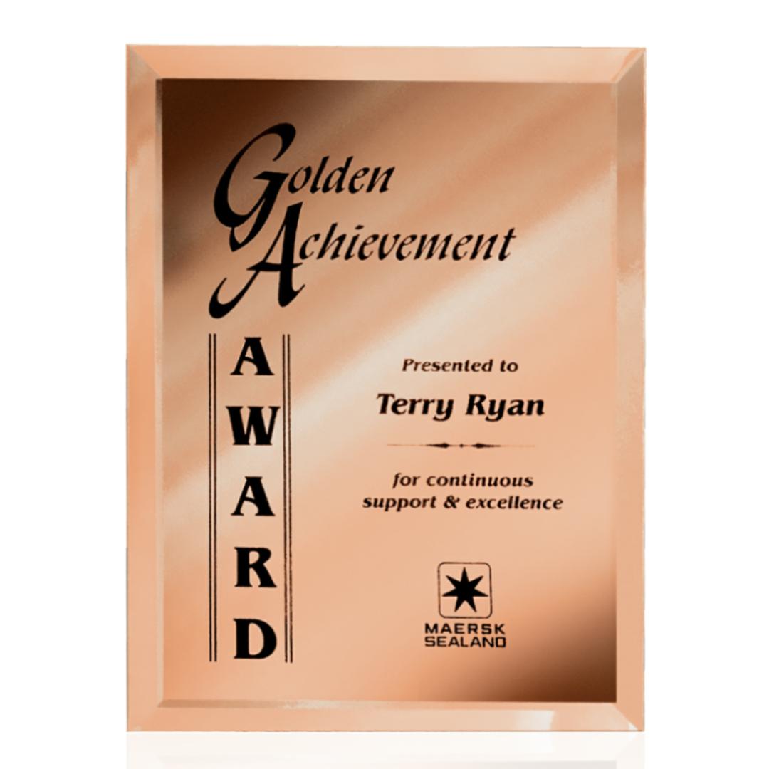 Mirror Plaque - Gold 5