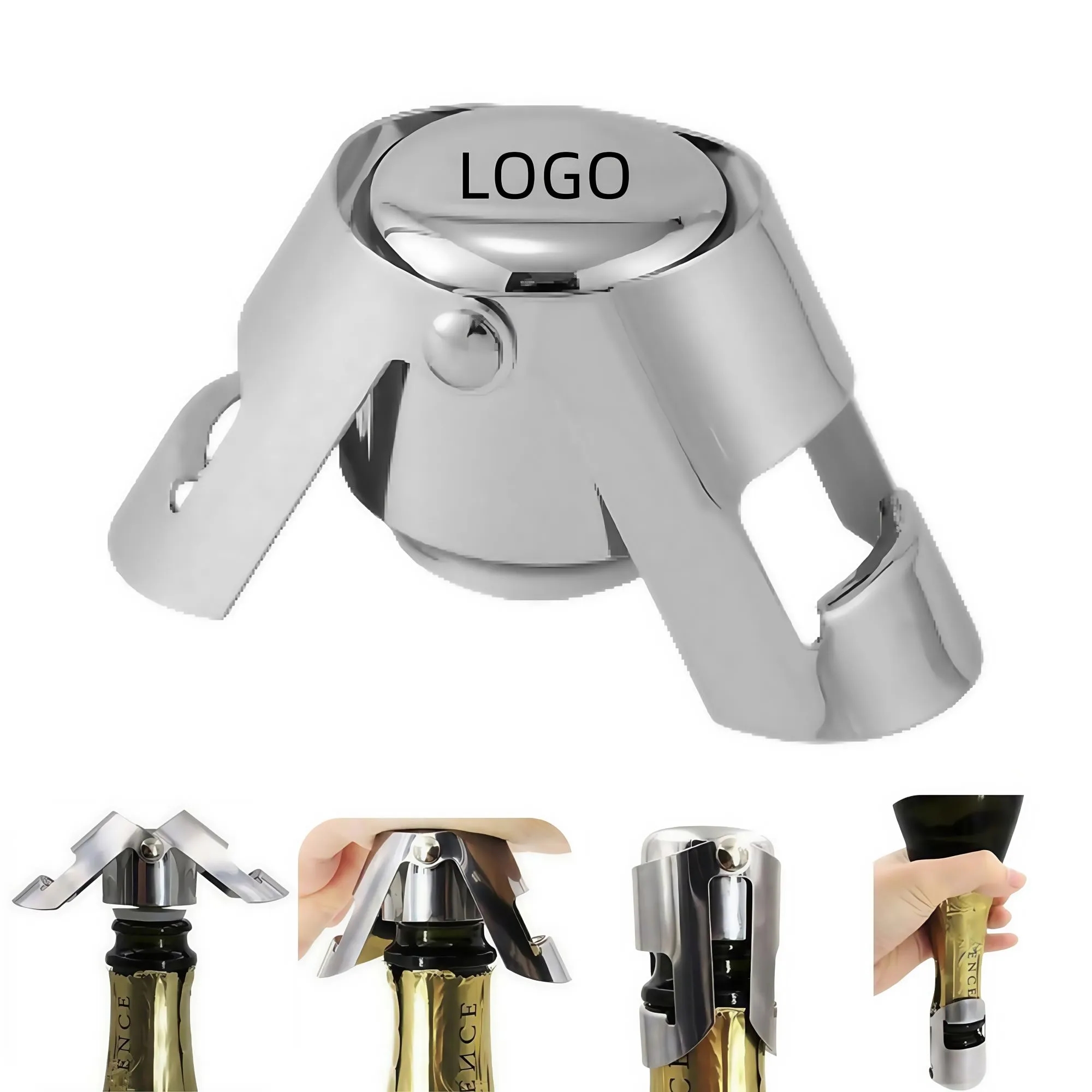 Stainless Steel Champagne Stopper 3