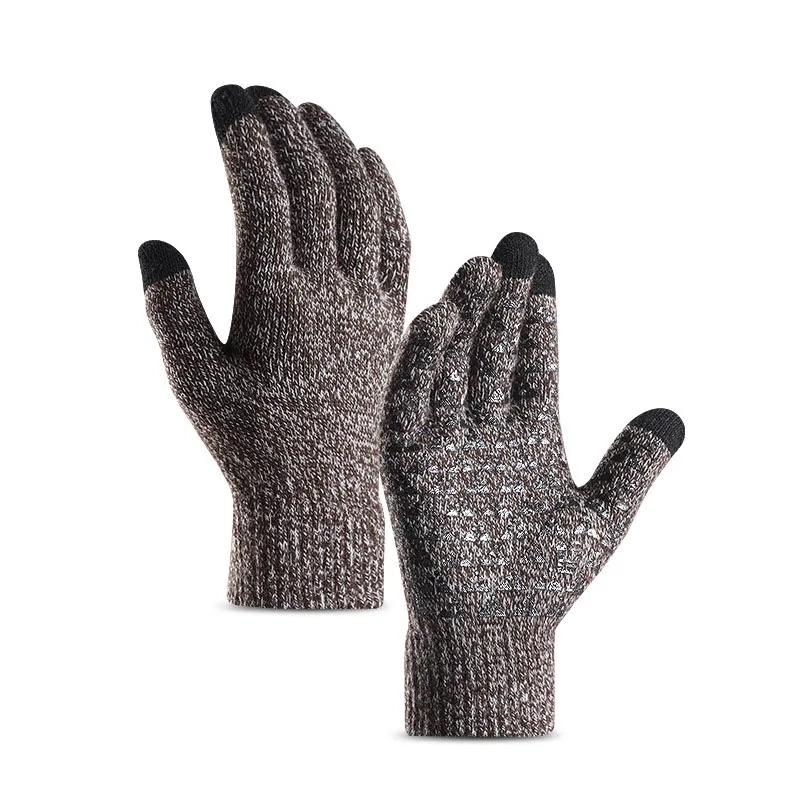 Winter Knit Cycling Gloves with Touch Screen Finger 4