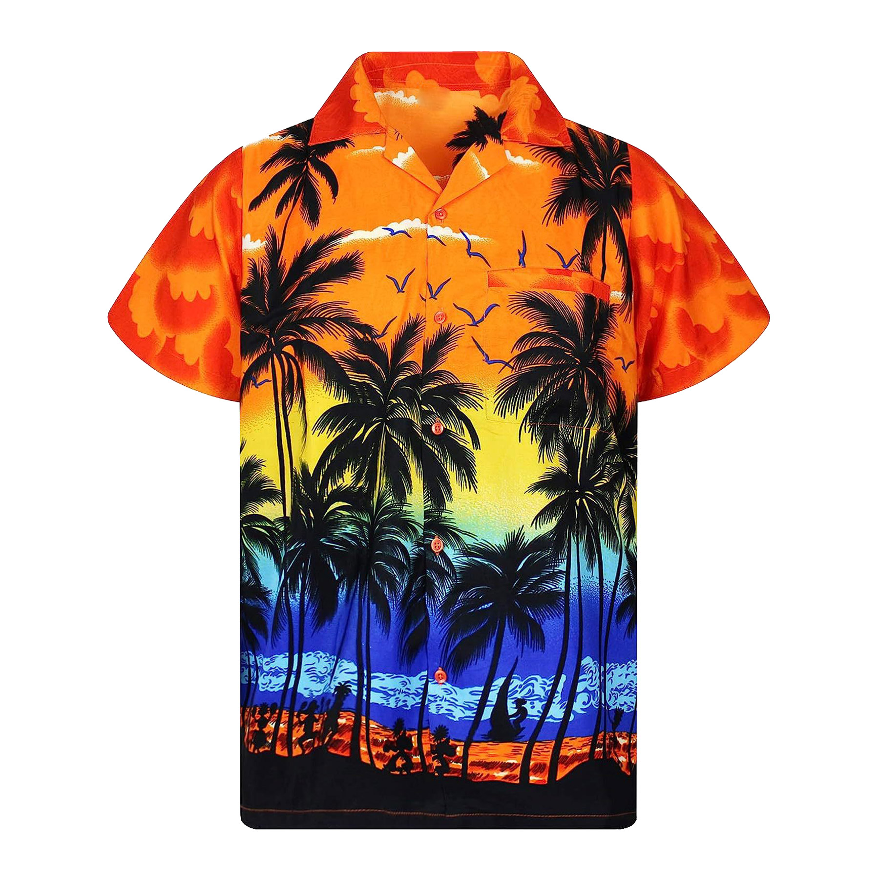 Mens Hawaiian Short Sleeve Shirt 29