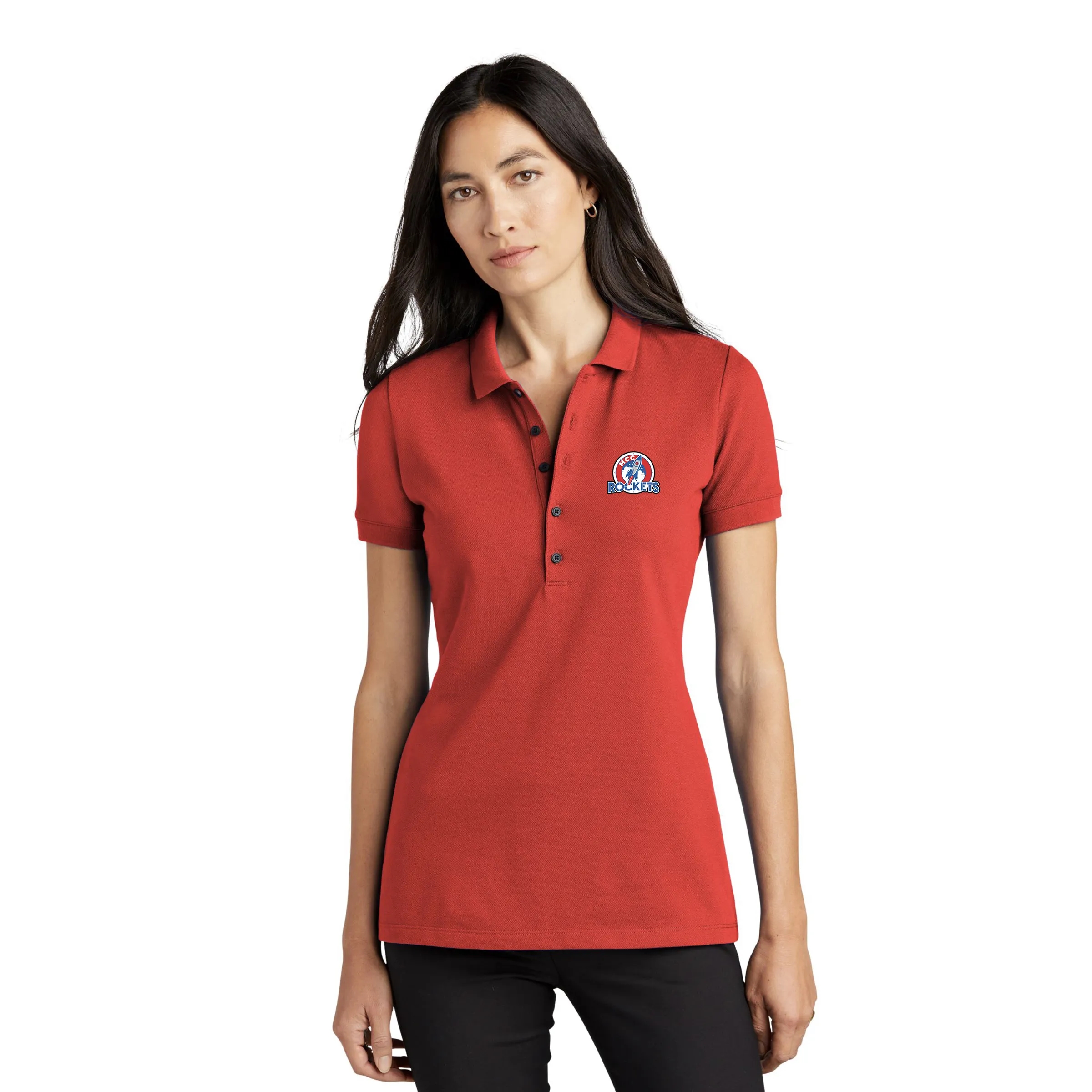 Mercer+Mettle(R) Women's Stretch Heavyweight Pique Polo 14