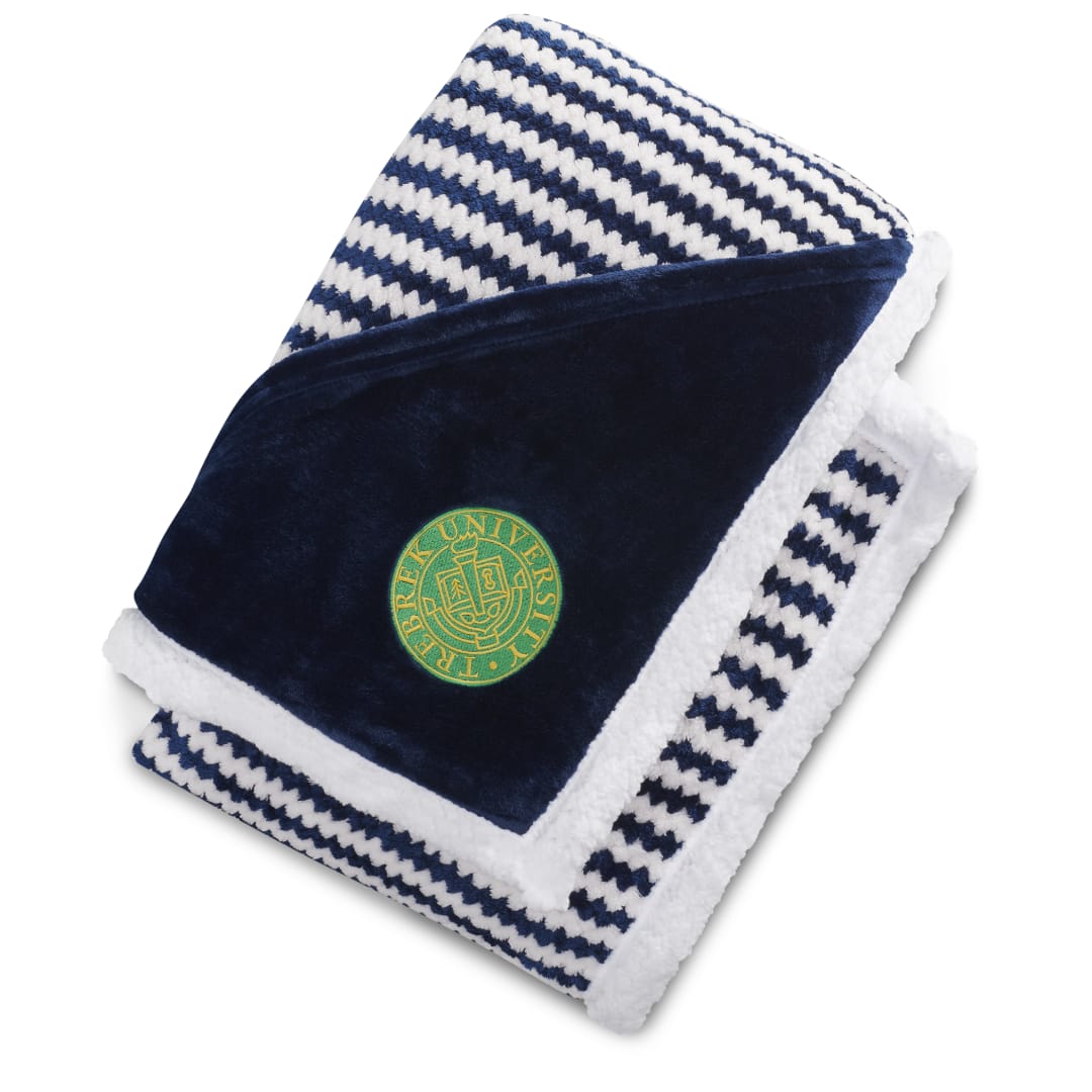 Field & Co.® Chevron Striped Sherpa Blanket 155