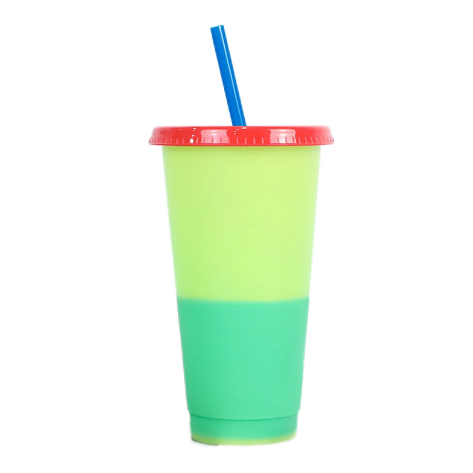 24Oz Color Change Straw Cup 5