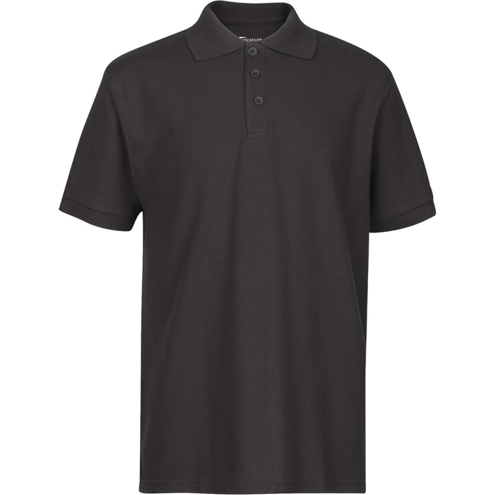 Youth Polo Shirts - Black Size 18/20 (XL) 1