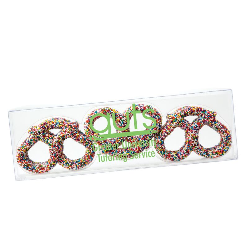 3 Ring Pretzel Acetate with Nonpareil Pretzels 4