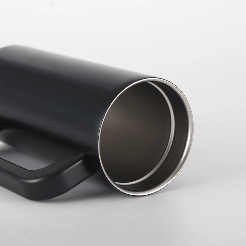 Custom 12 oz Stainless Steel Coffee Tumbler With Handle 9