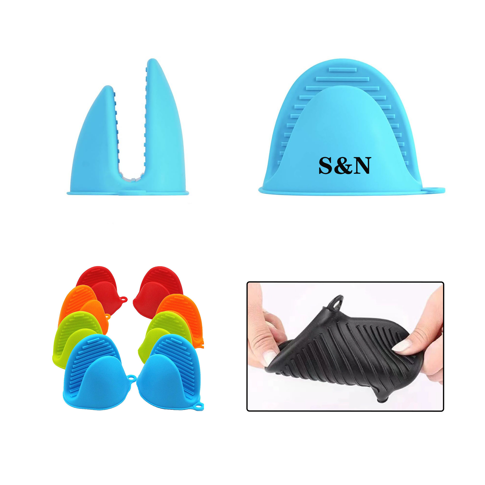 Colorful Cooking Anti-scalding Silicone Clip 4