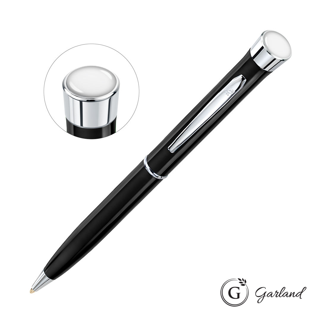 Garland® Color Custom Twist Ballpoint Pen - Chrome Accent 11