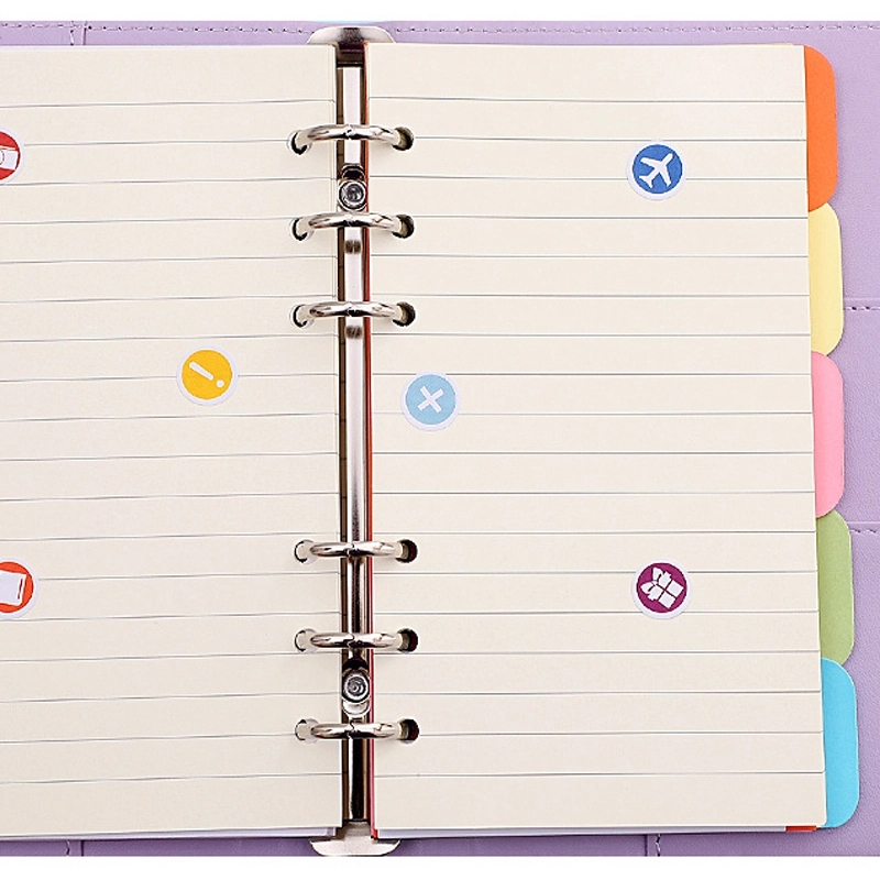 PU Leather A6 Budget Planner Binder Notebook 7