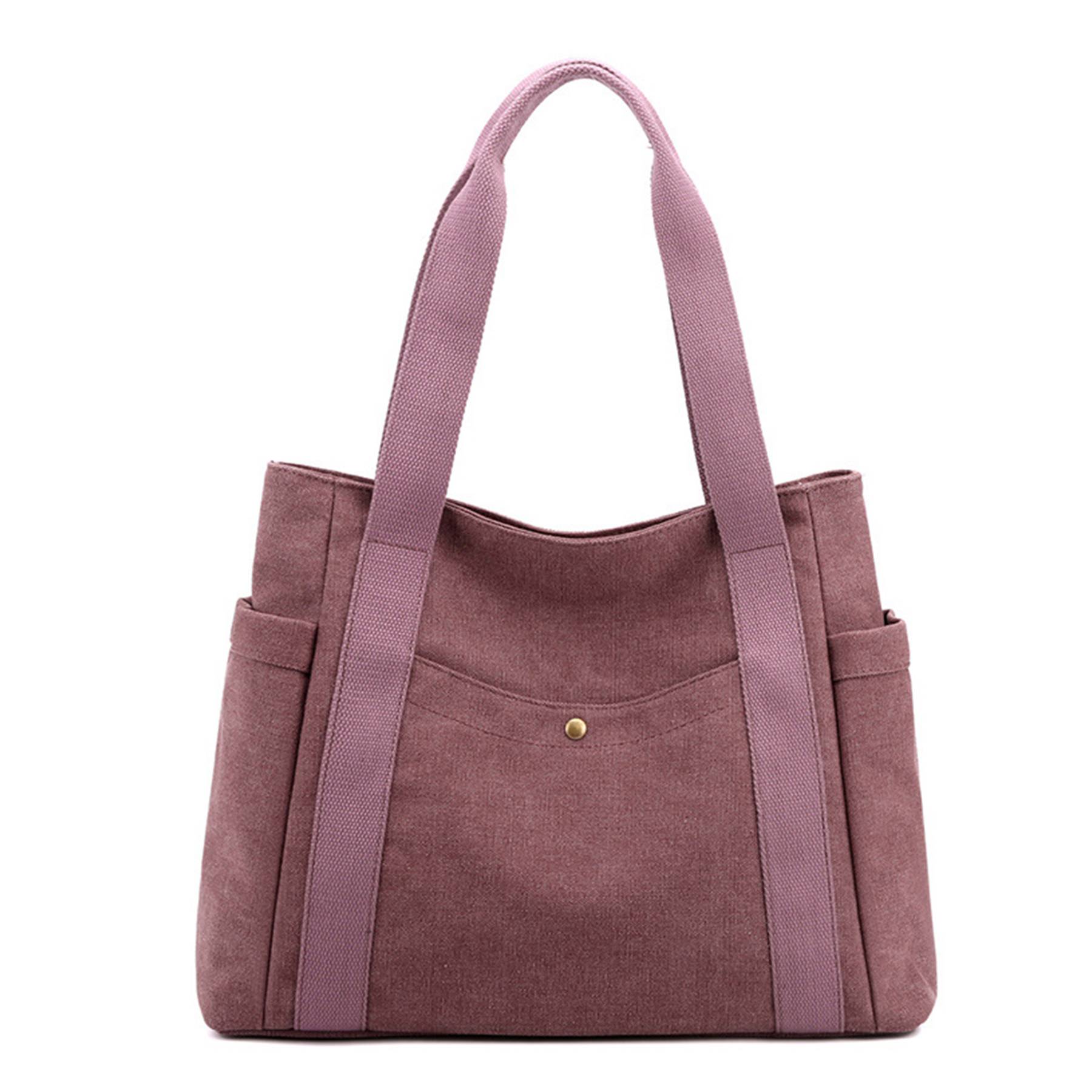 Canvas Multi-pocket Tote bags for women, custom tote bag with logo imprint 10